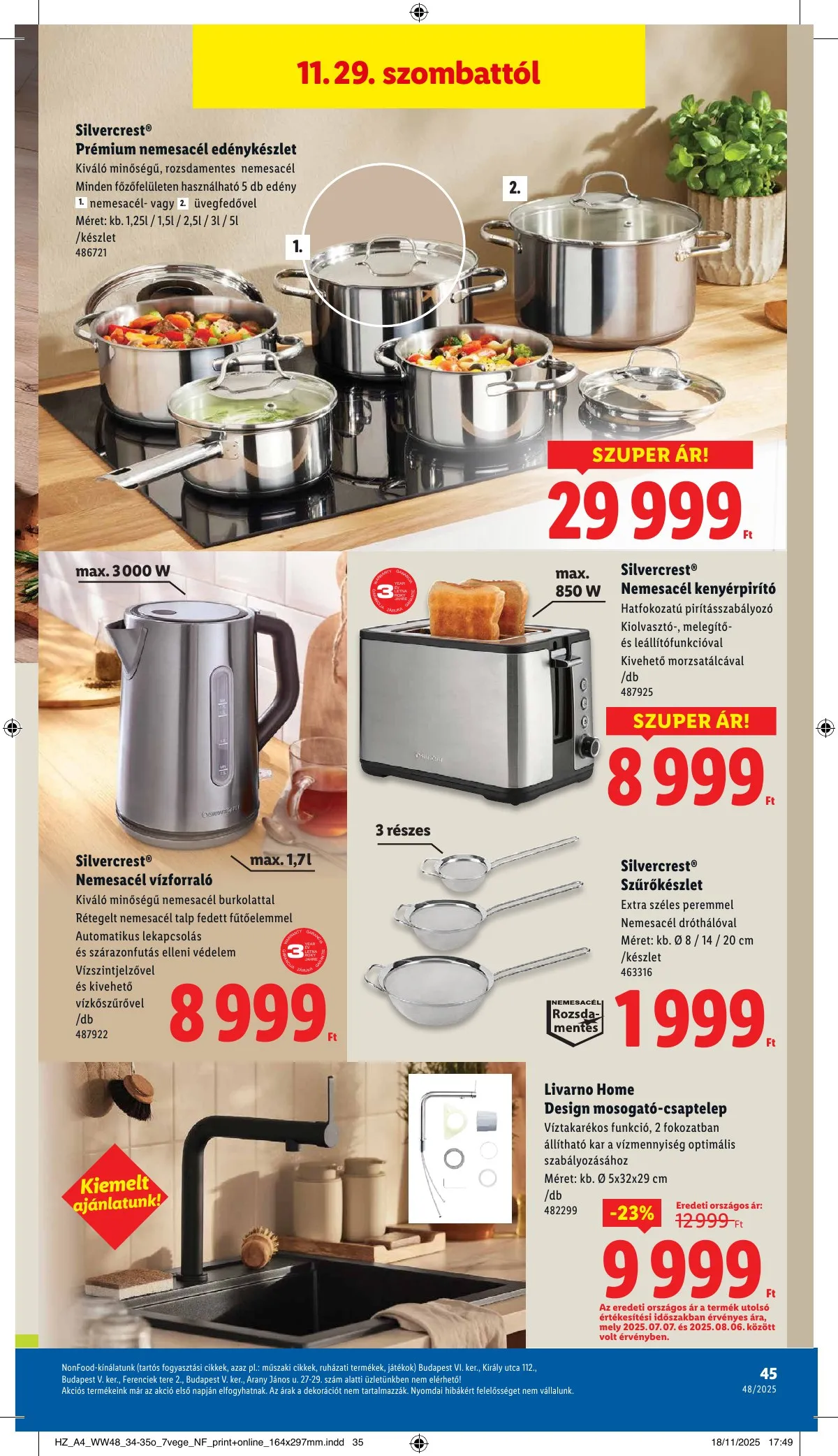 Lidl akciós újság 11.27–12.03 – 45. oldal