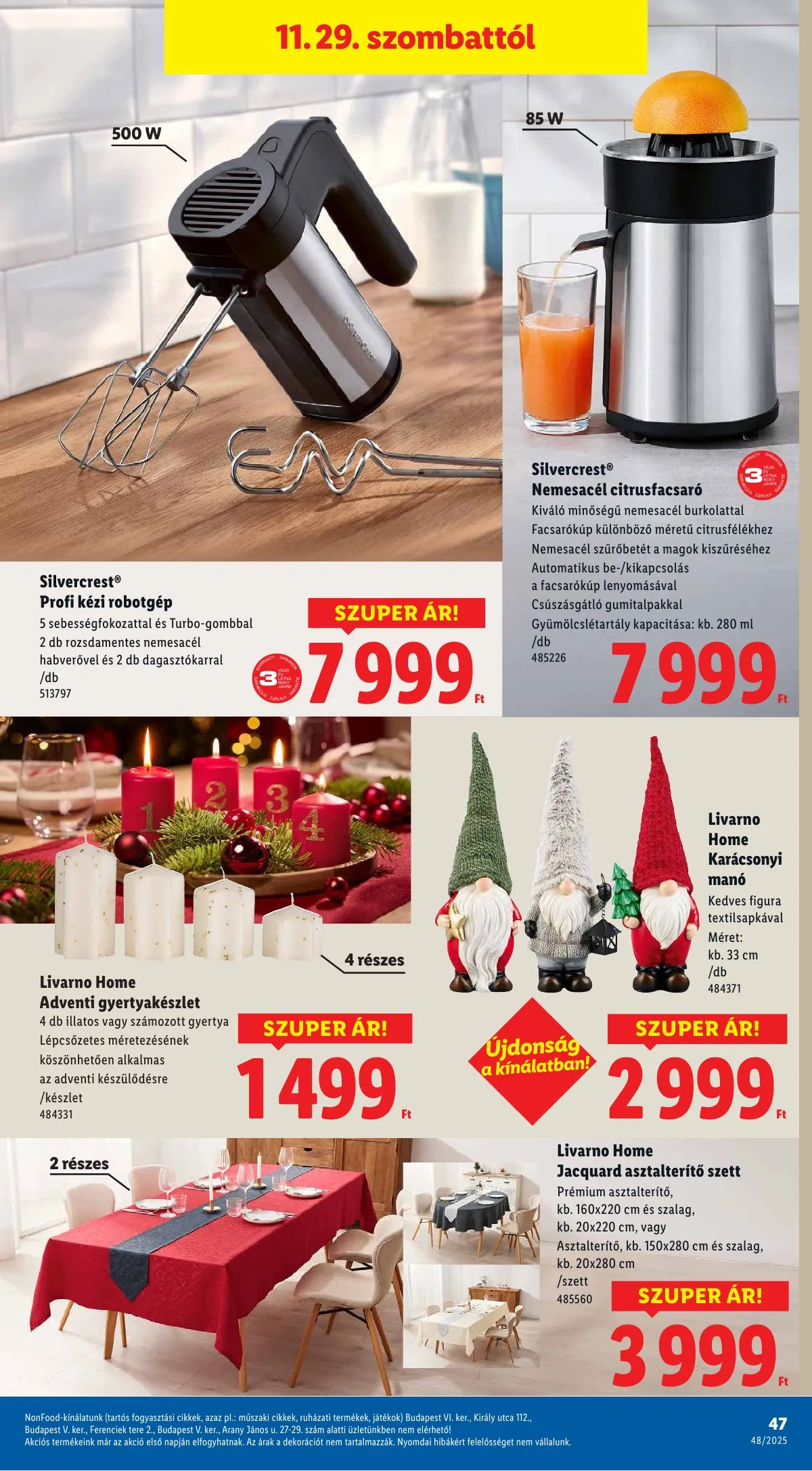 Lidl akciós újság 11.27–12.03 – 47. oldal