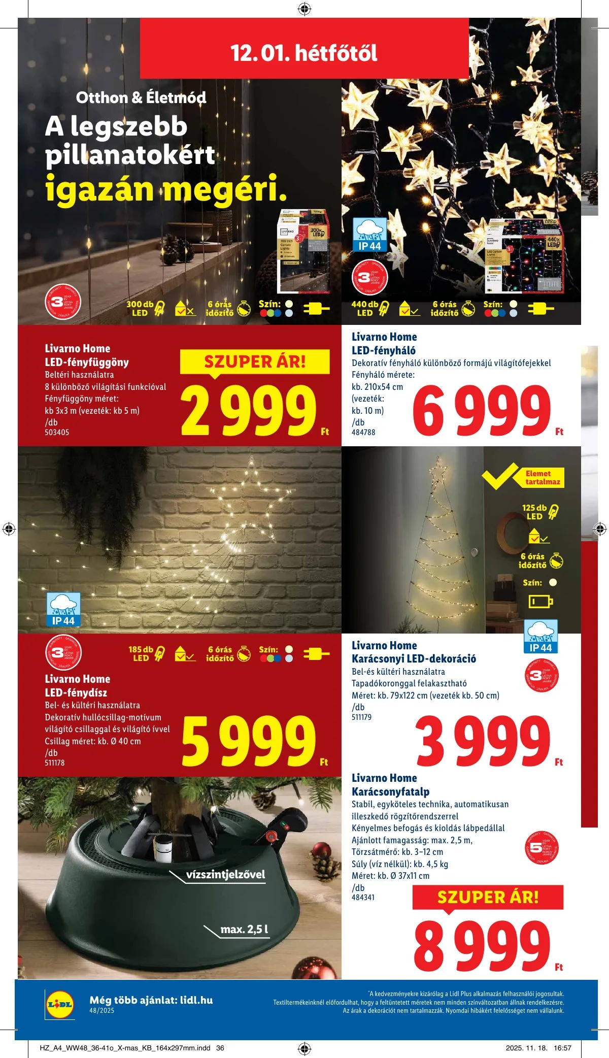Lidl akciós újság 11.27–12.03 – 48. oldal