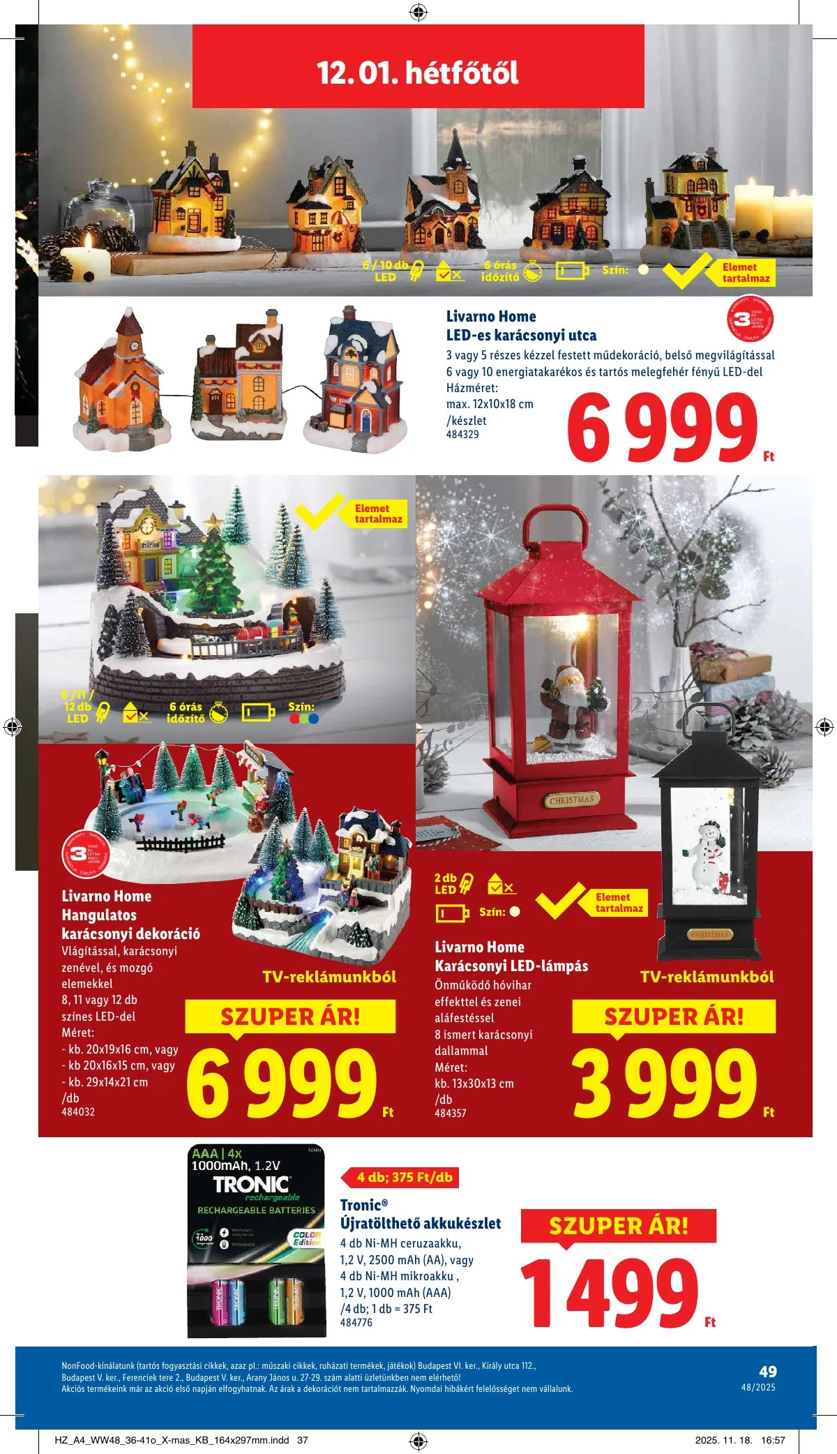 Lidl akciós újság 11.27–12.03 – 49. oldal