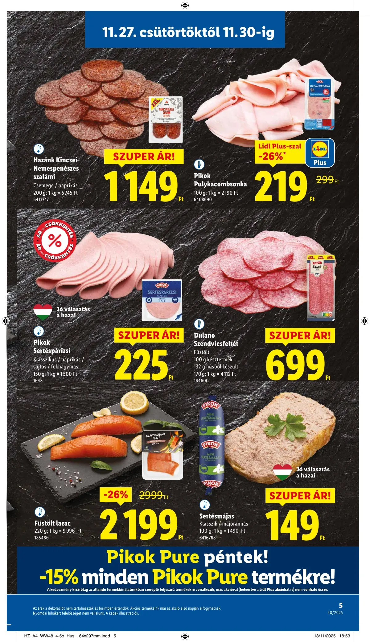 Lidl akciós újság 11.27–12.03 – 5. oldal