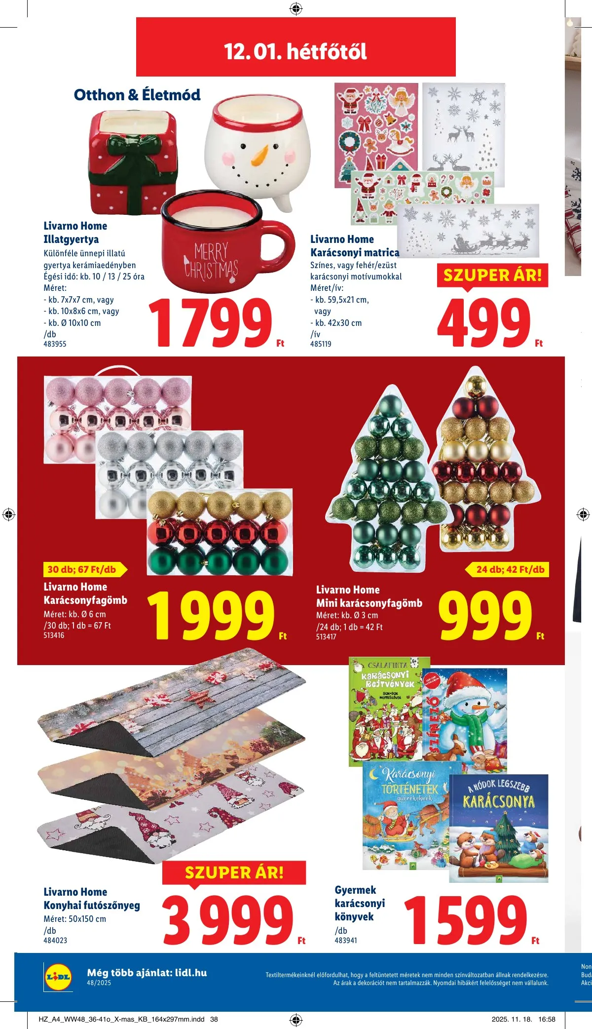 Lidl akciós újság 11.27–12.03 – 50. oldal