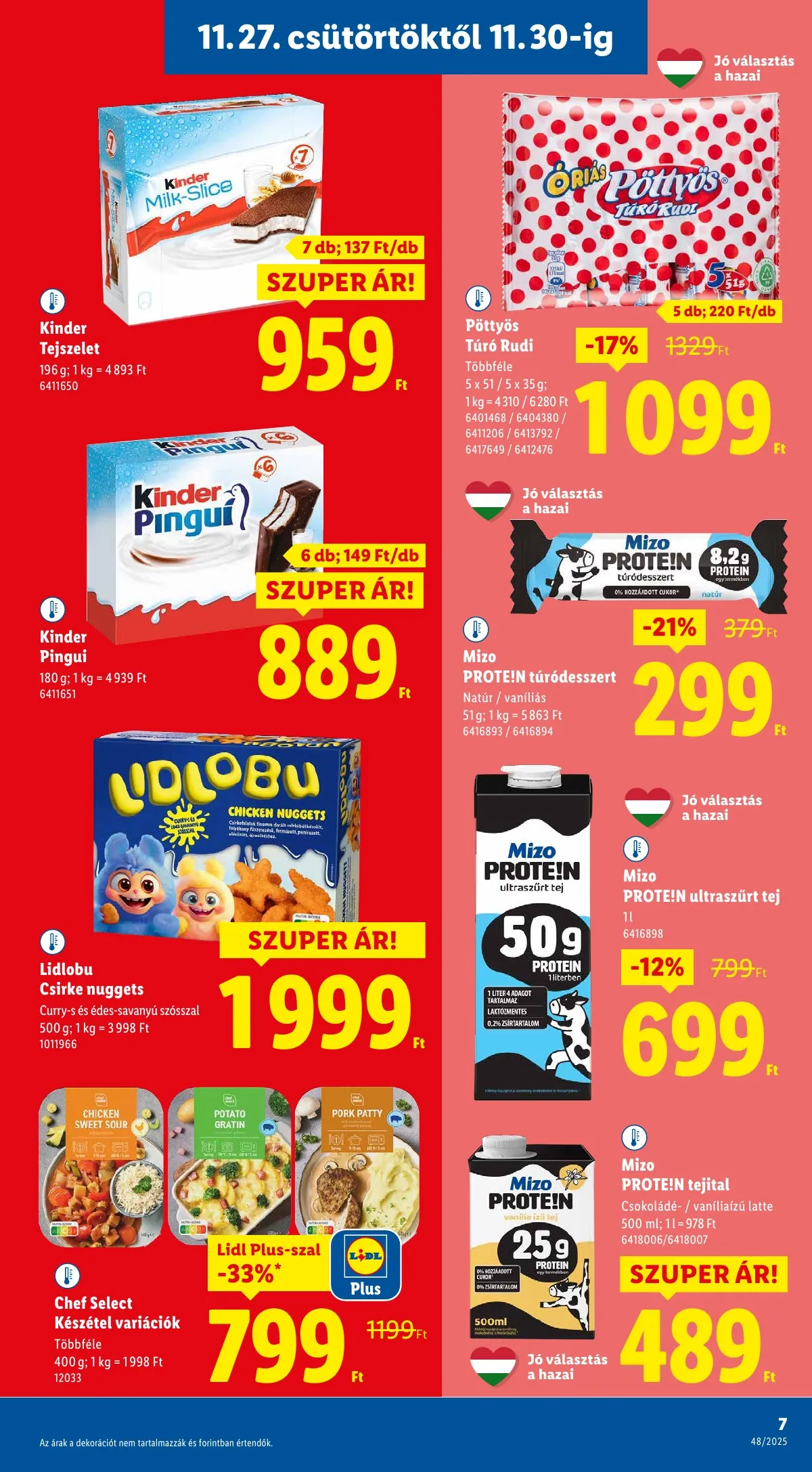 Lidl akciós újság 11.27–12.03 – 7. oldal