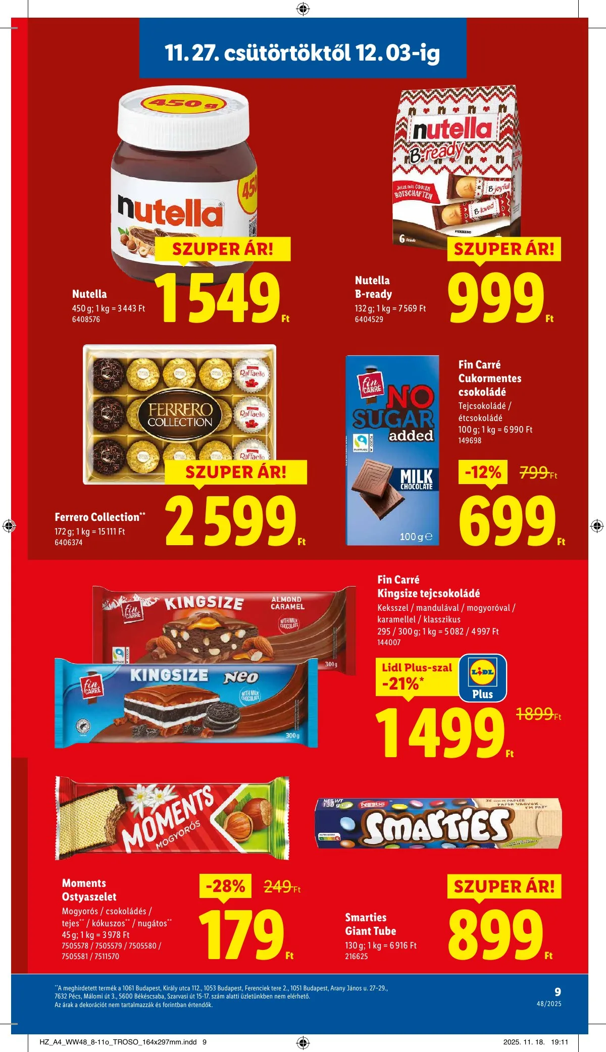 Lidl akciós újság 11.27–12.03 – 9. oldal