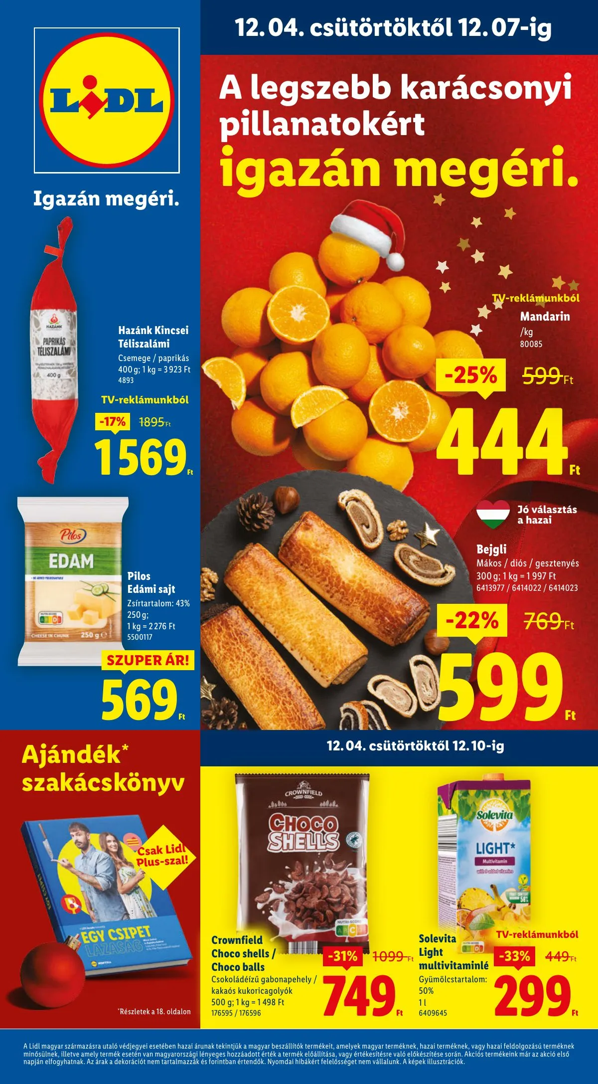 Lidl akciós újság 12.04–12.10