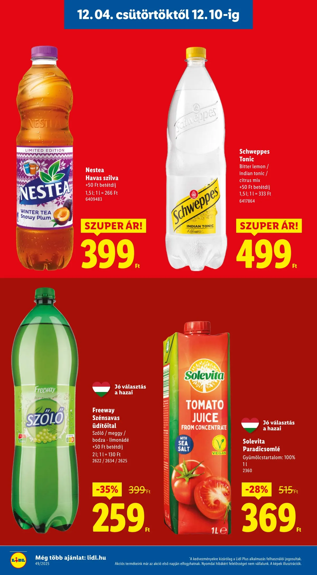 Lidl akciós újság 12.04–12.10 – 16. oldal
