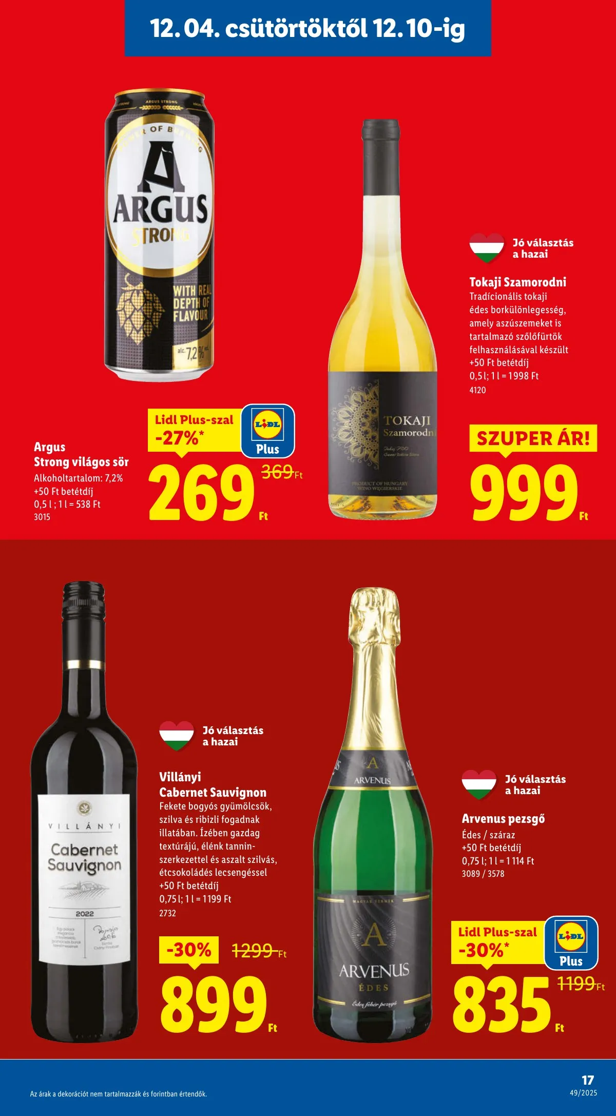 Lidl akciós újság 12.04–12.10 – 17. oldal