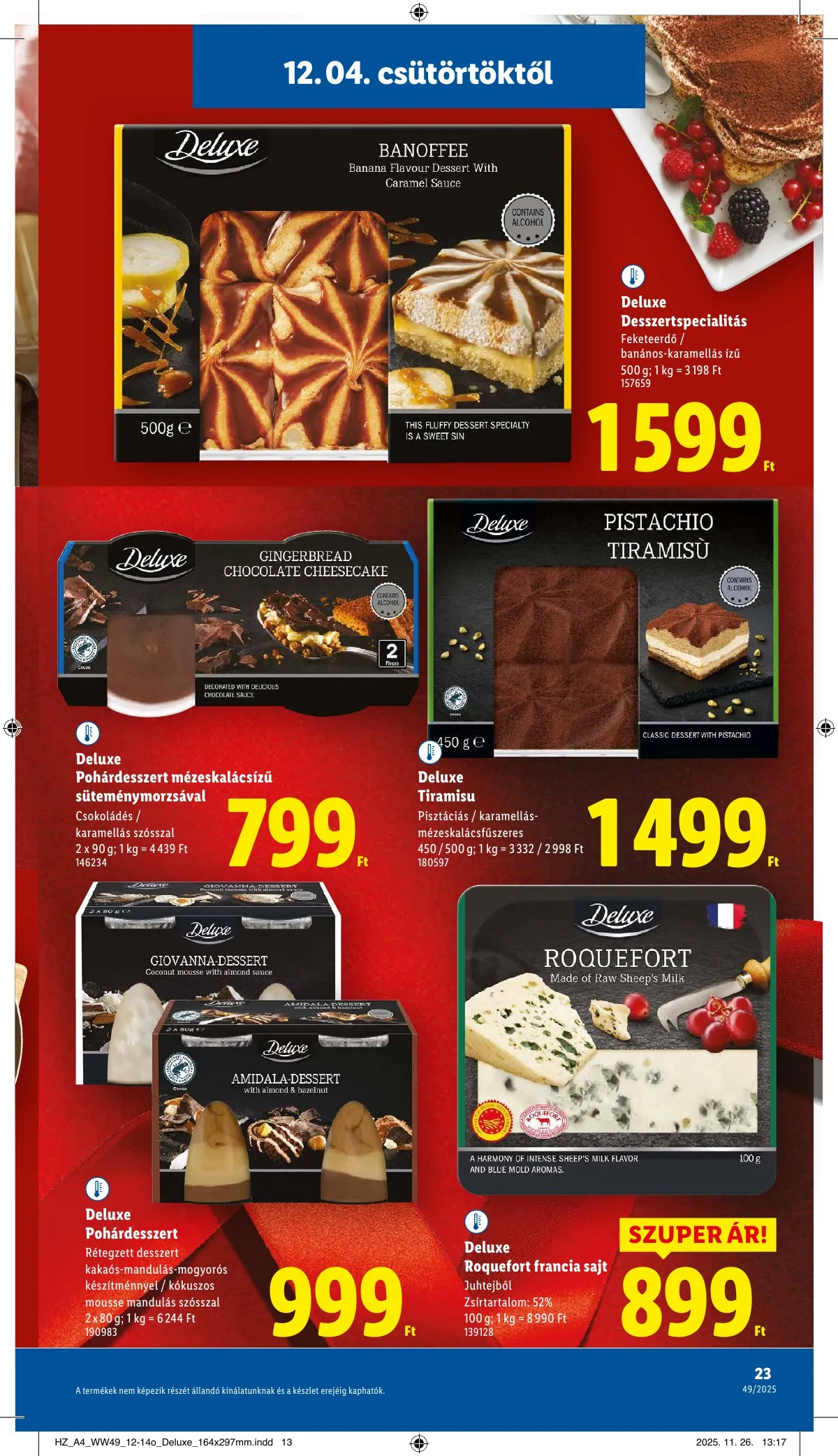 Lidl akciós újság 12.04–12.10 – 23. oldal