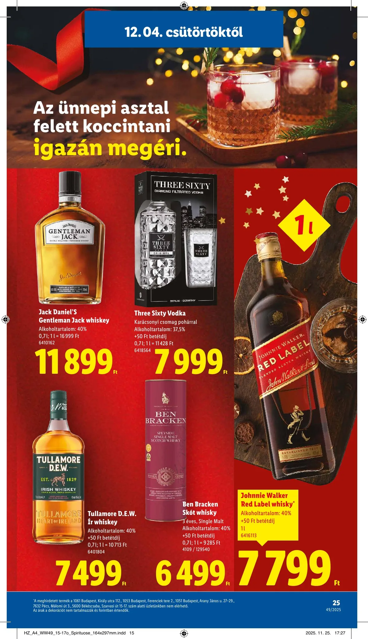 Lidl akciós újság 12.04–12.10 – 25. oldal