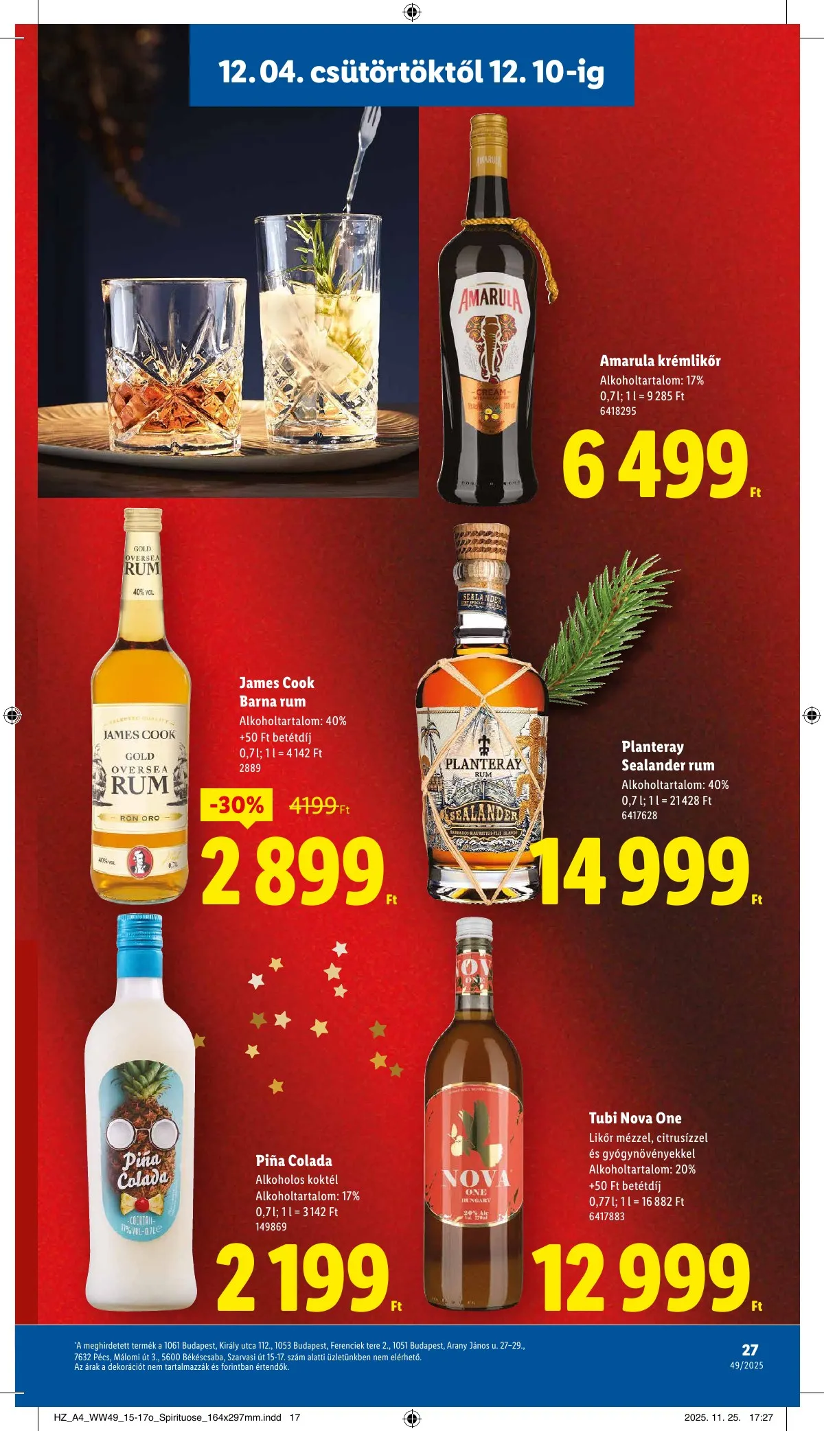 Lidl akciós újság 12.04–12.10 – 27. oldal