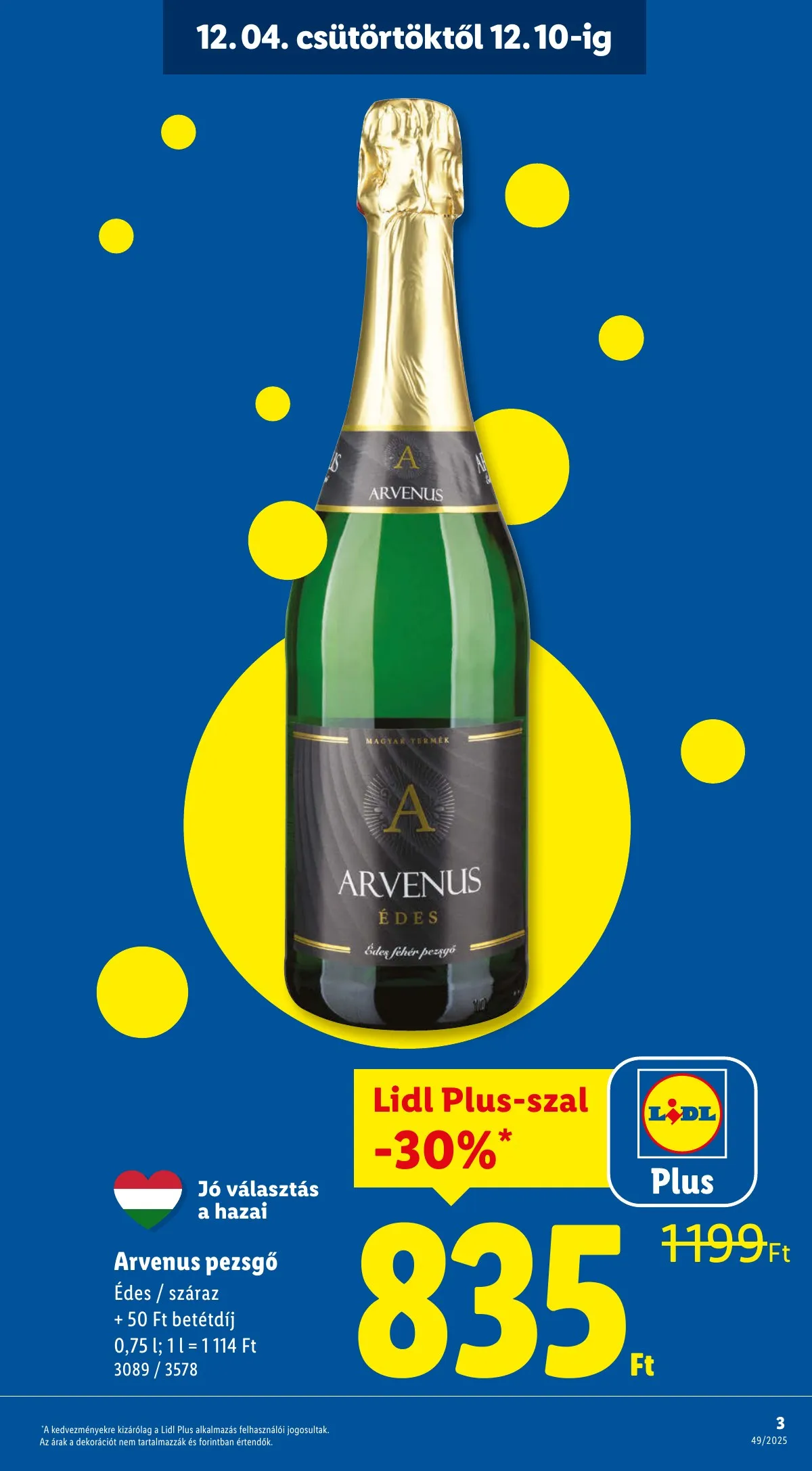 Lidl akciós újság 12.04–12.10 – 3. oldal