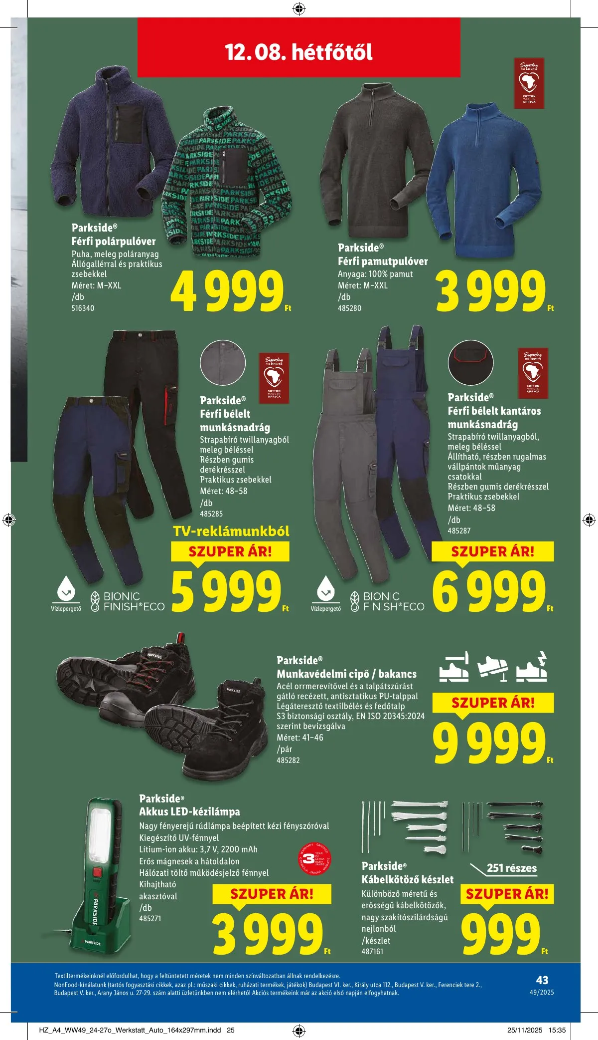 Lidl akciós újság 12.04–12.10 – 43. oldal