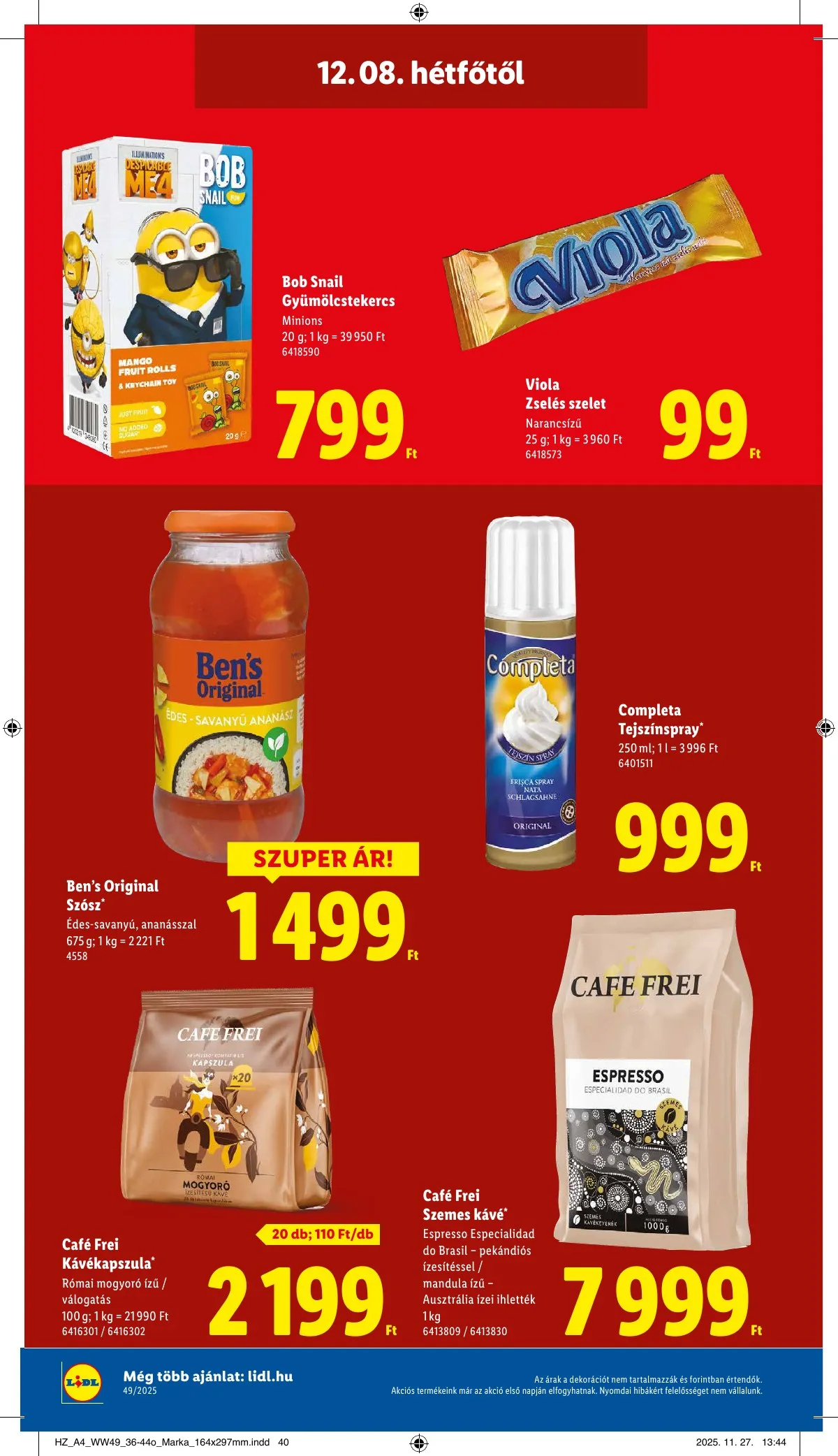 Lidl akciós újság 12.04–12.10 – 58. oldal