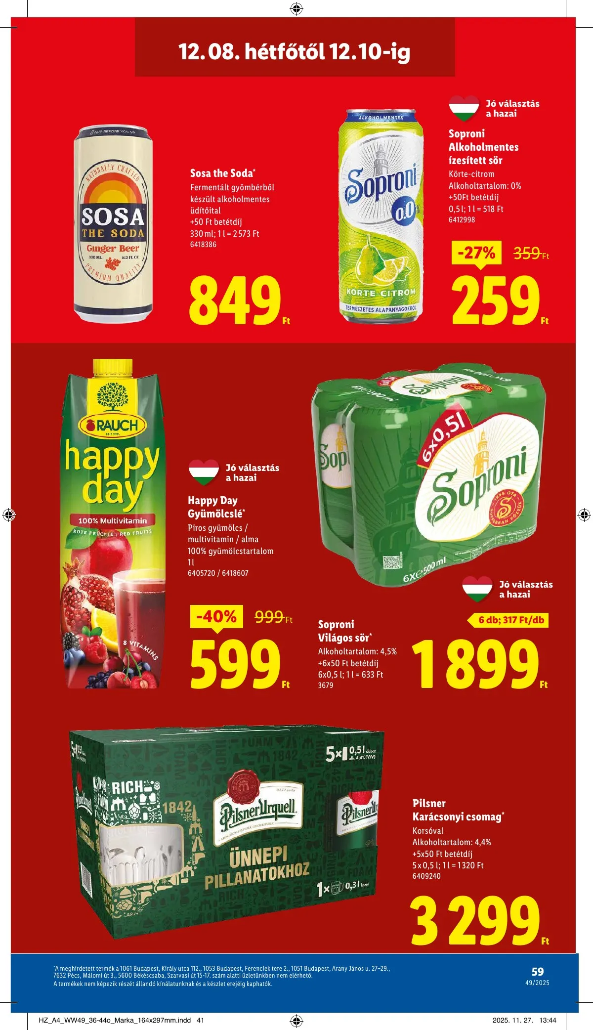 Lidl akciós újság 12.04–12.10 – 59. oldal