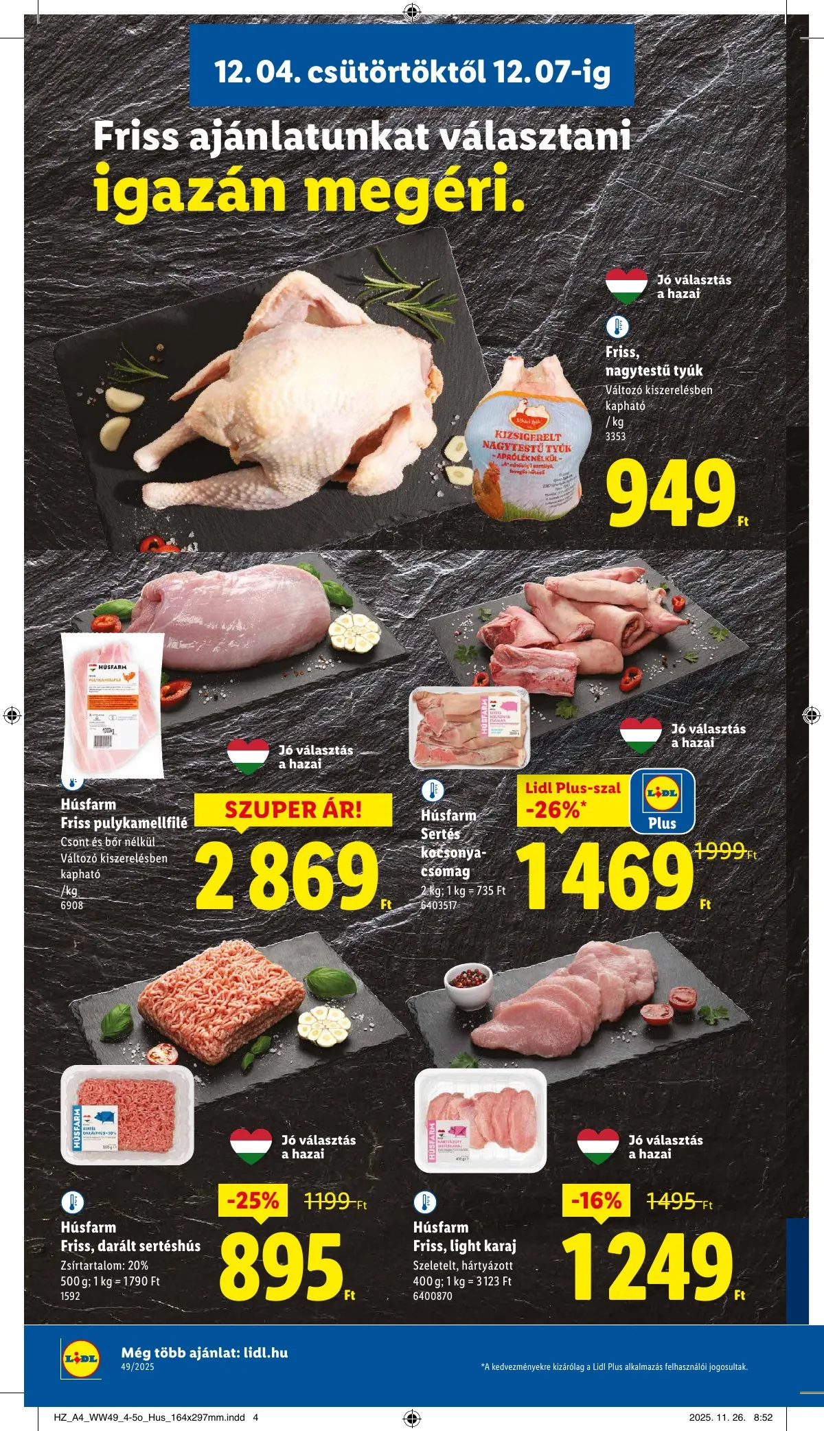 Lidl akciós újság 12.04–12.10 – 6. oldal