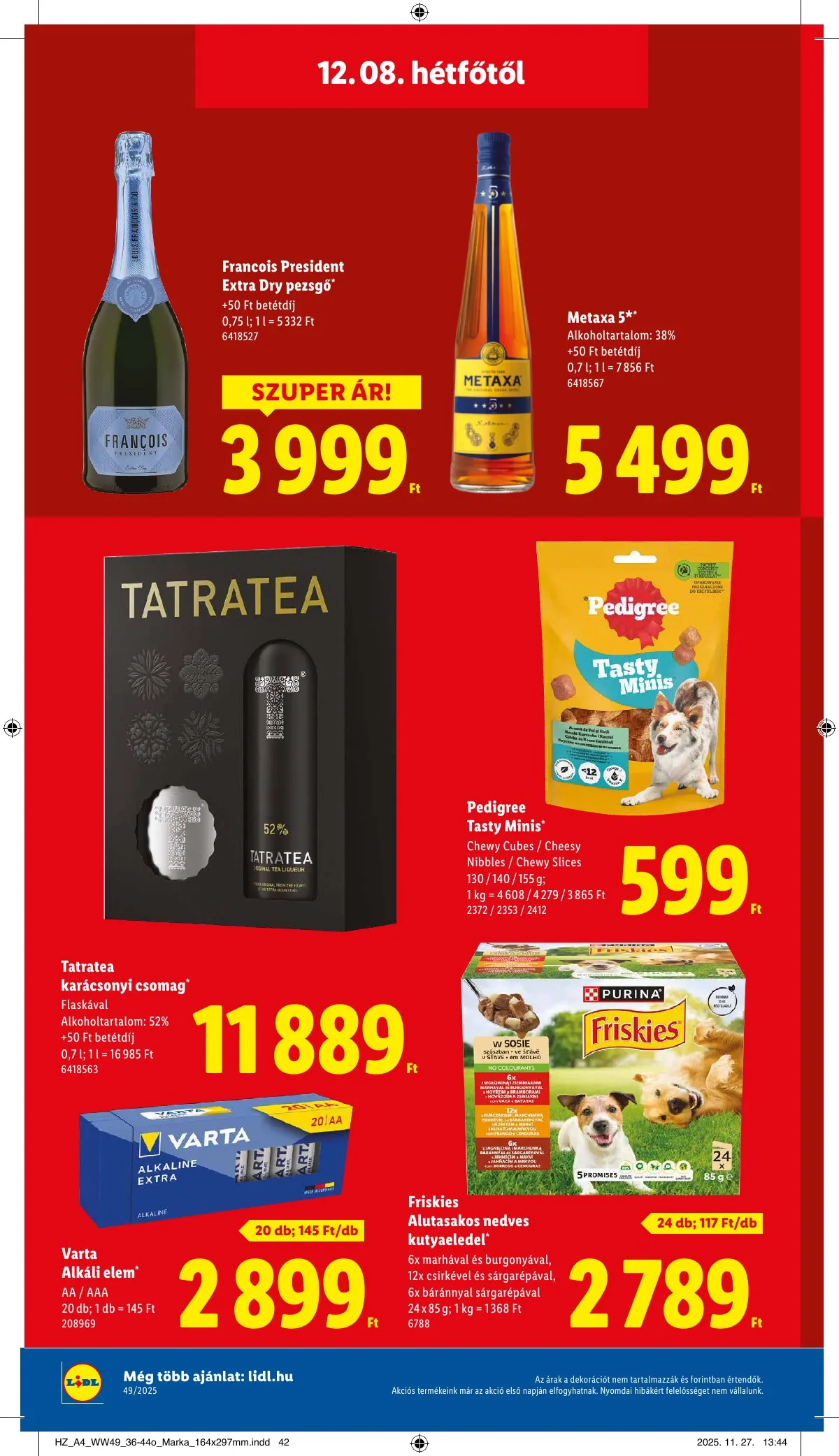 Lidl akciós újság 12.04–12.10 – 60. oldal