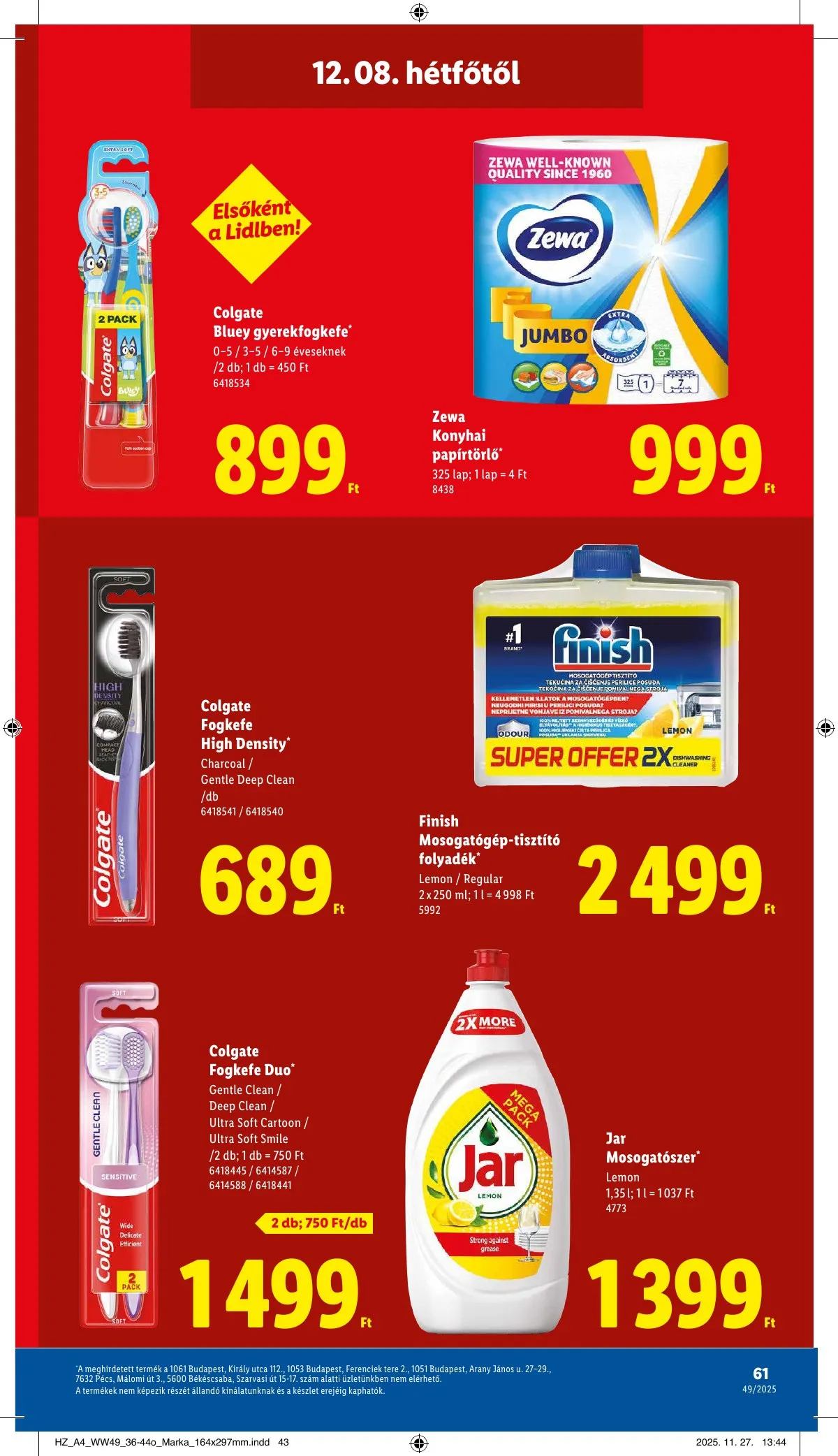 Lidl akciós újság 12.04–12.10 – 61. oldal