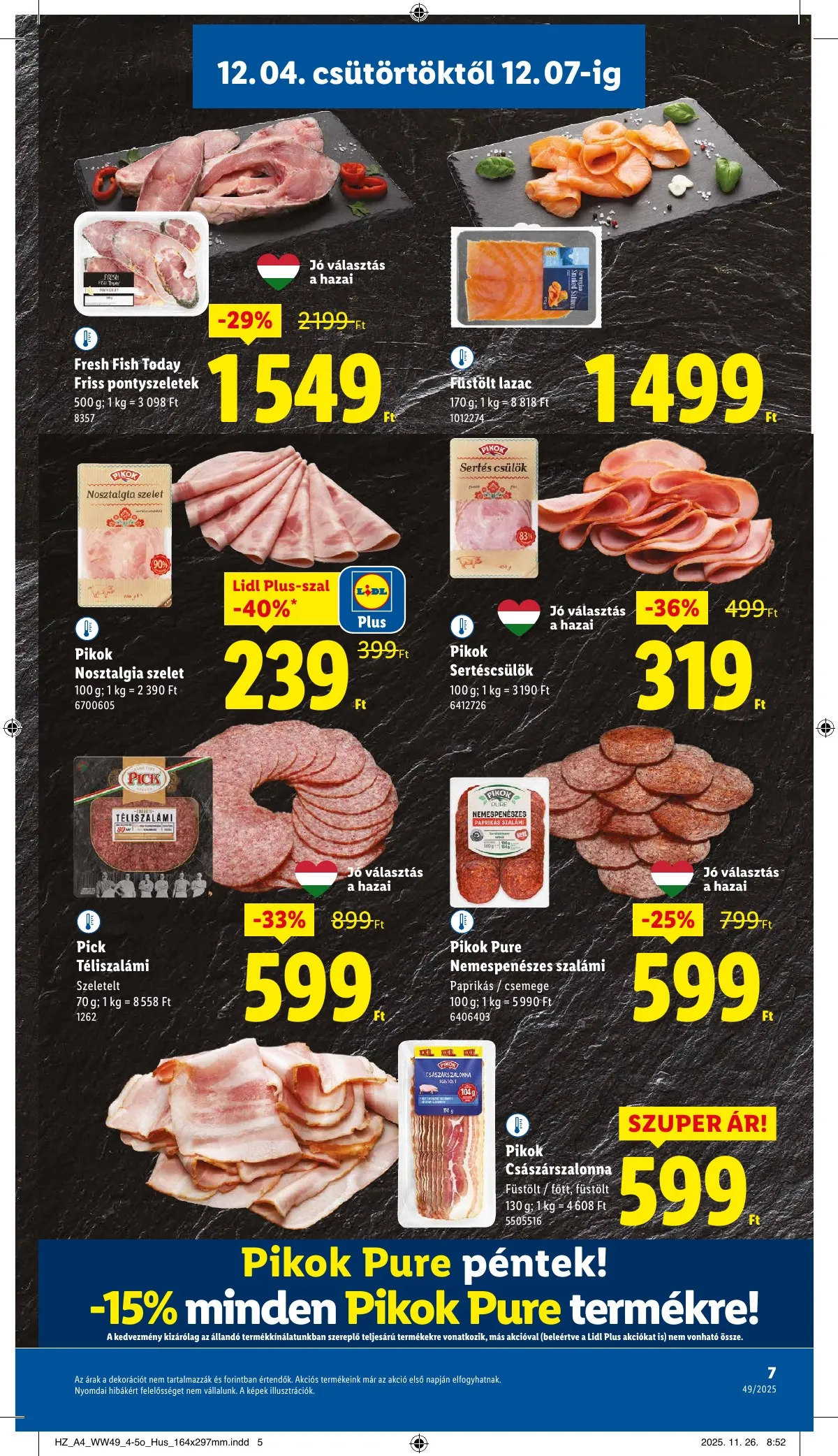 Lidl akciós újság 12.04–12.10 – 7. oldal
