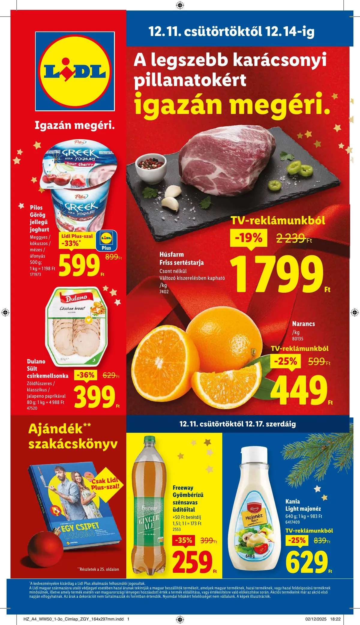 Lidl akciós újság 12.11–12.17