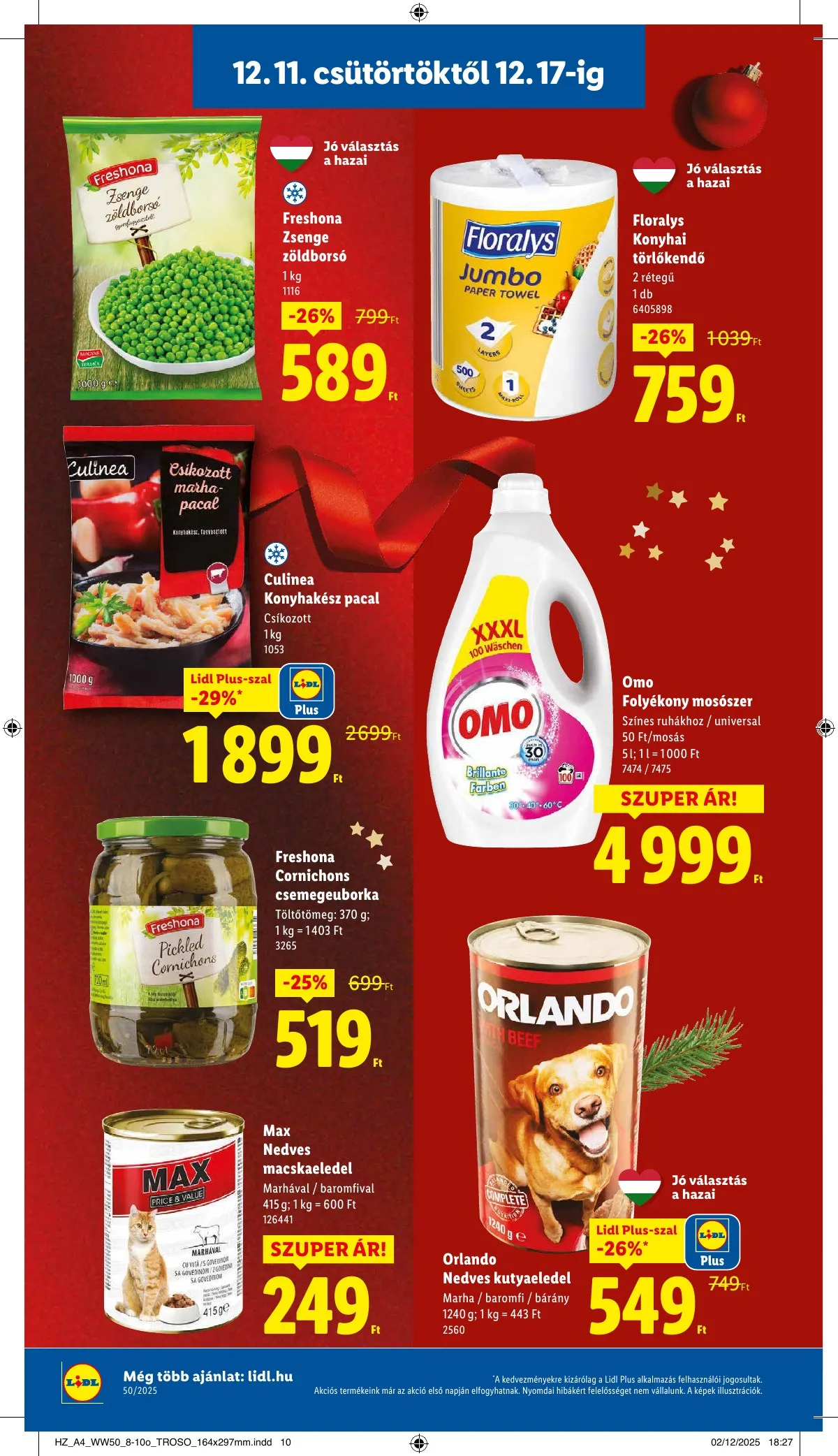 Lidl akciós újság 12.11–12.17 – 10. oldal