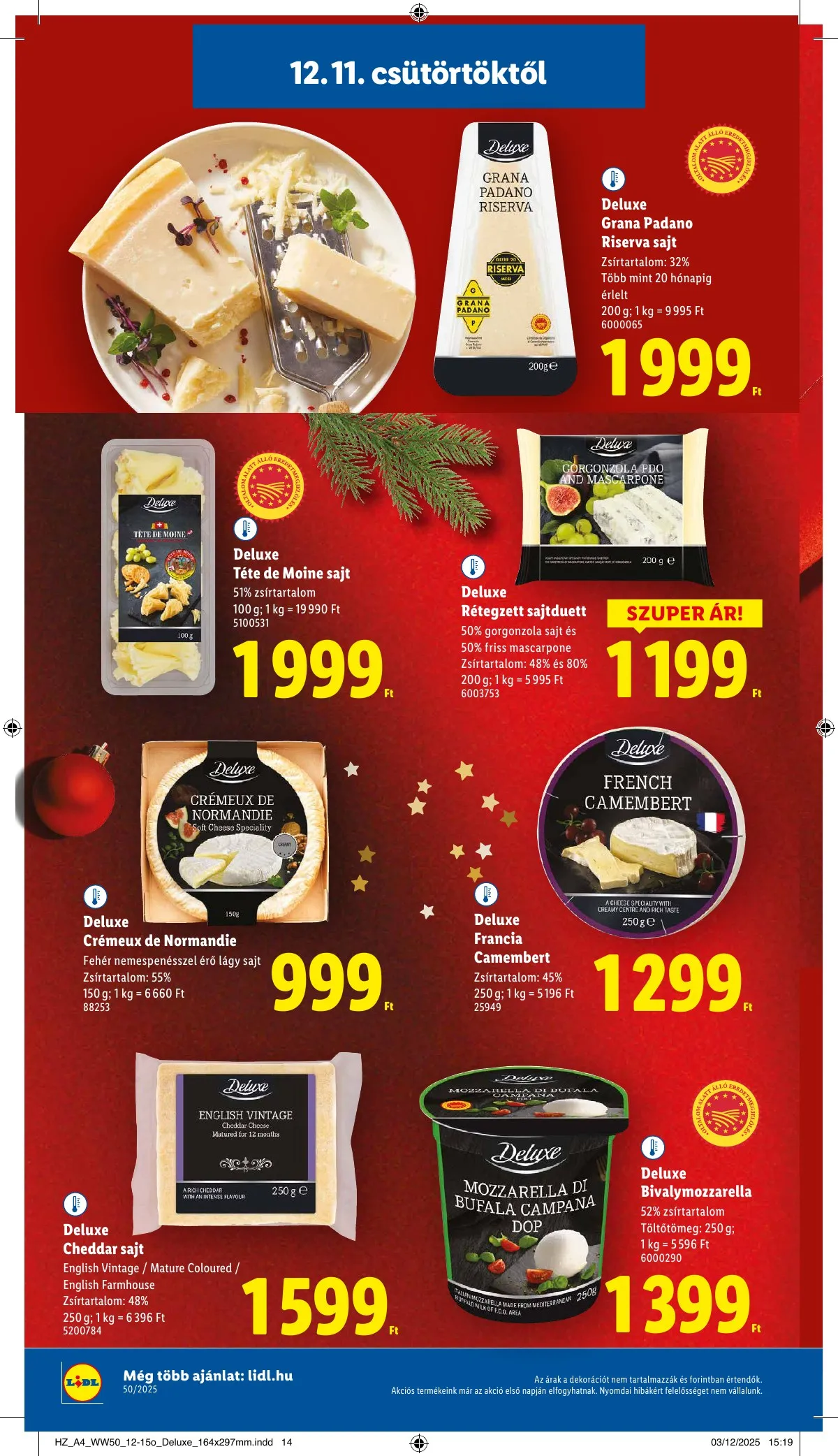 Lidl akciós újság 12.11–12.17 – 16. oldal