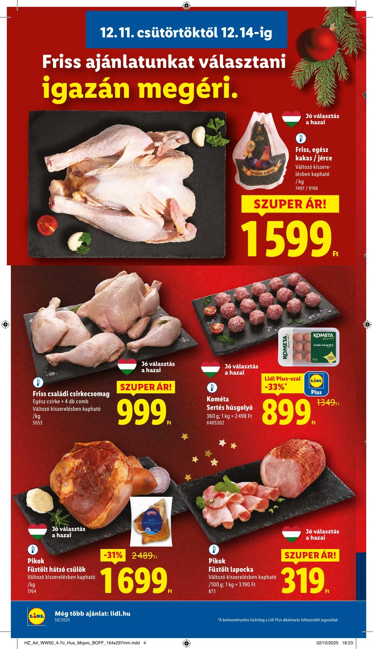 Lidl akciós újság 12.11–12.17 – 4. oldal