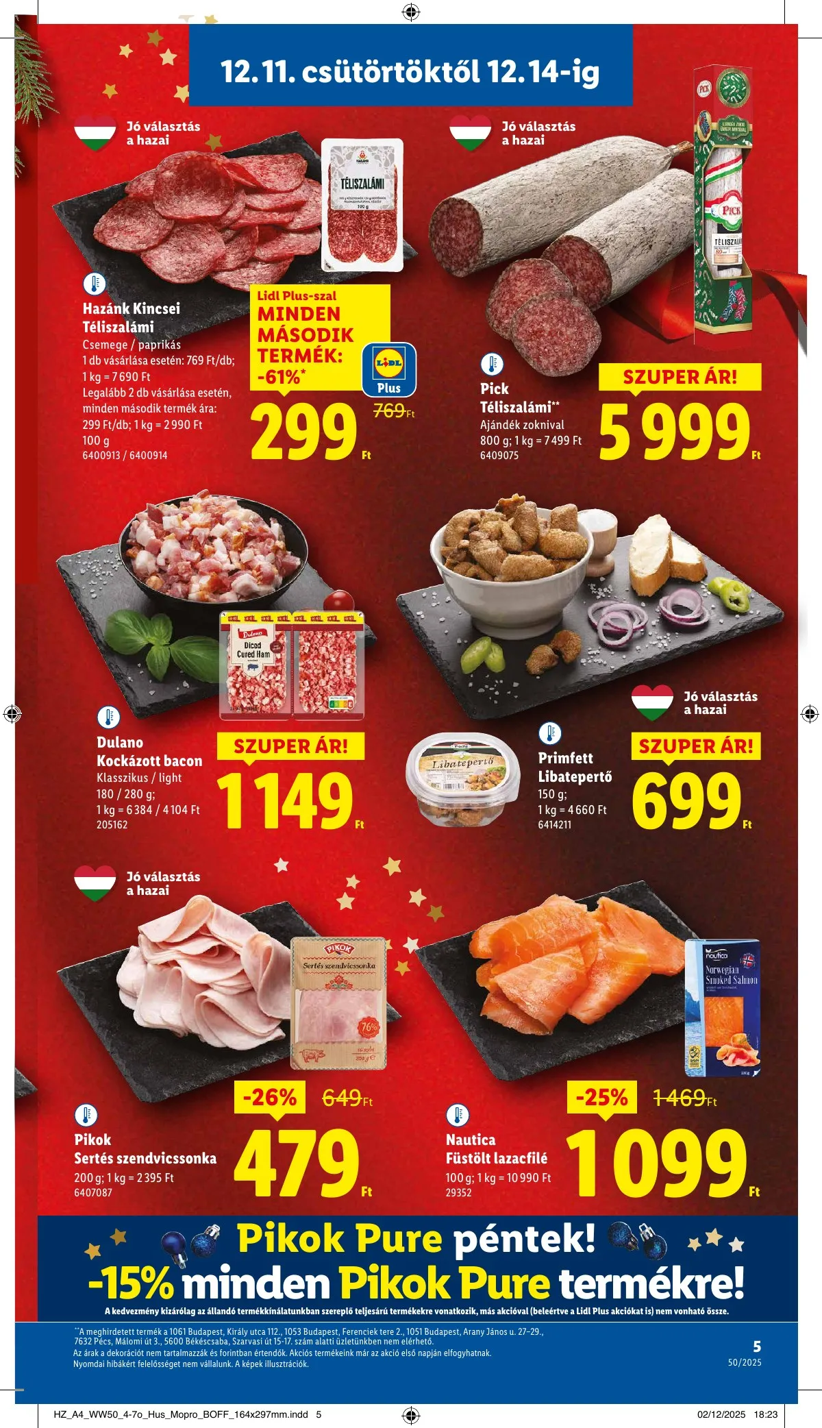 Lidl akciós újság 12.11–12.17 – 5. oldal