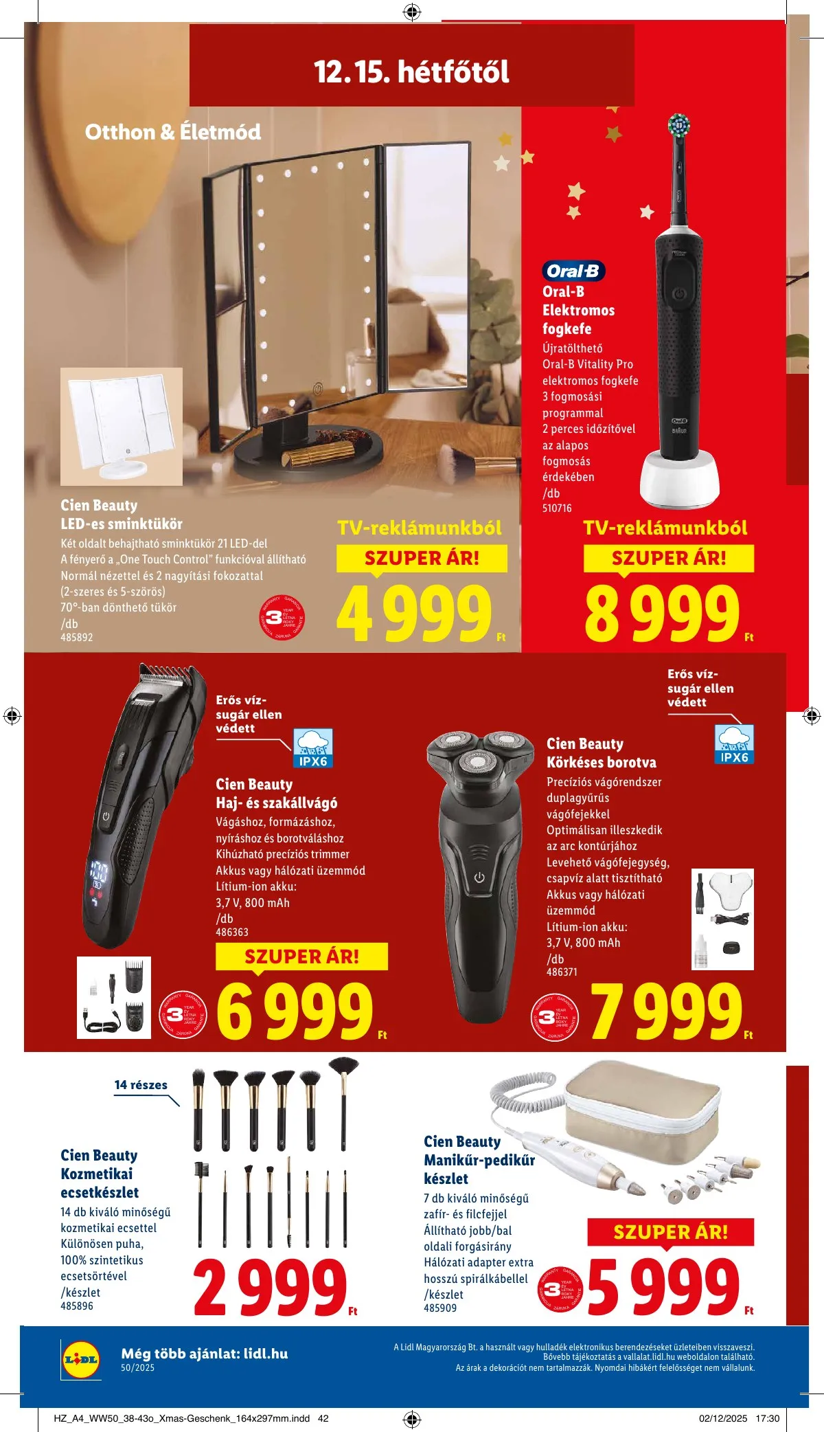Lidl akciós újság 12.11–12.17 – 50. oldal