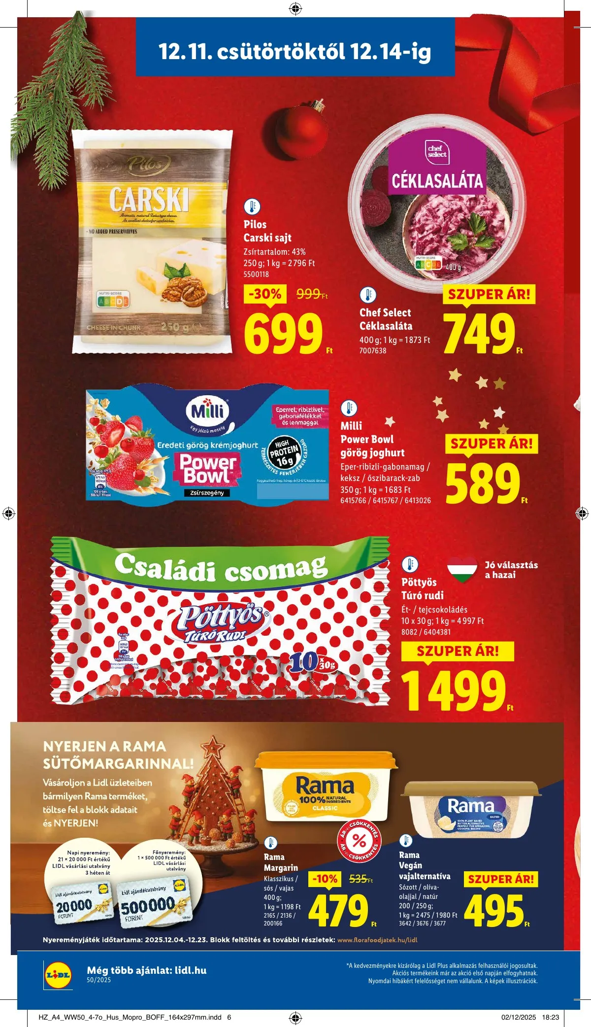 Lidl akciós újság 12.11–12.17 – 6. oldal