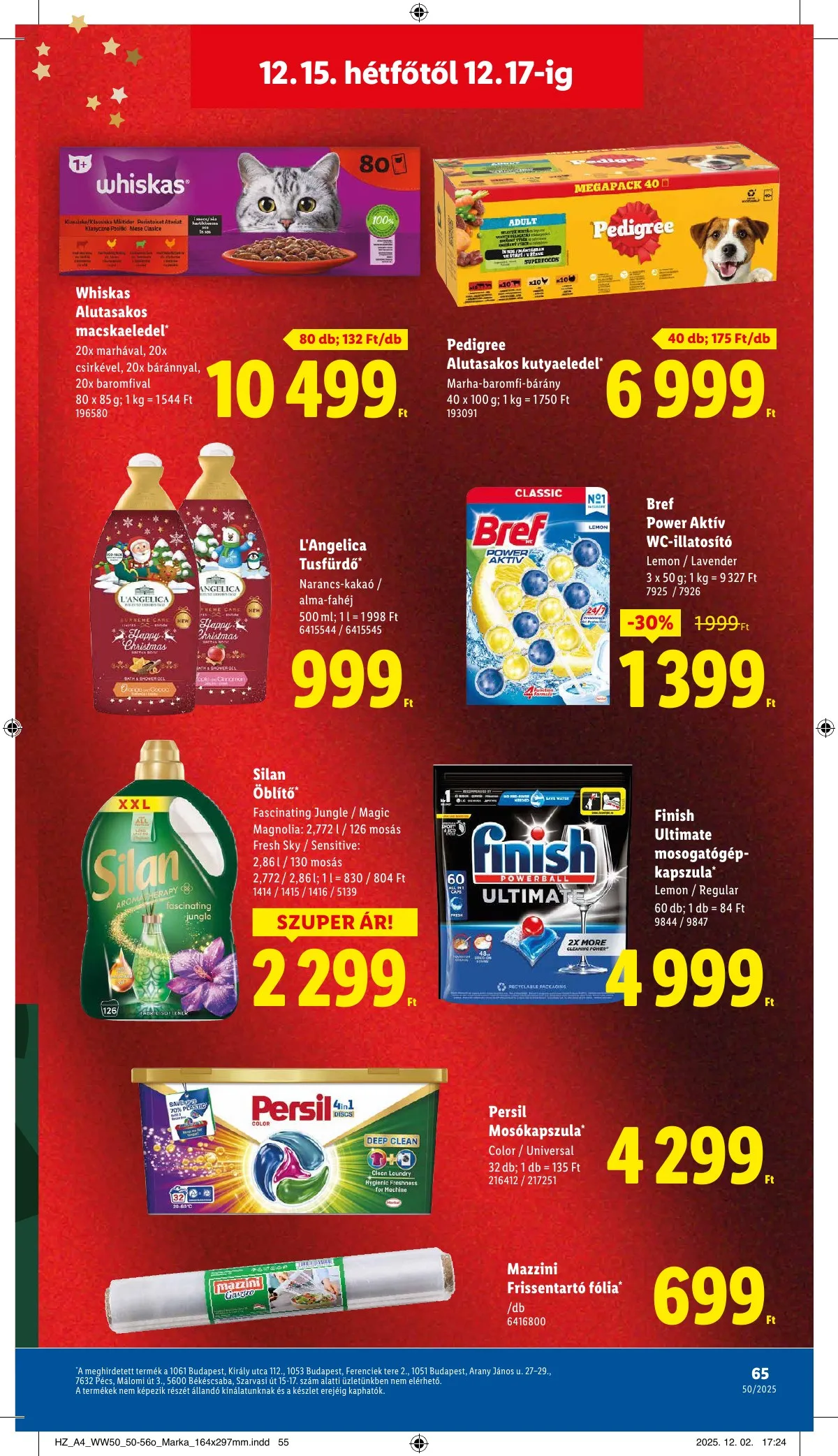 Lidl akciós újság 12.11–12.17 – 65. oldal