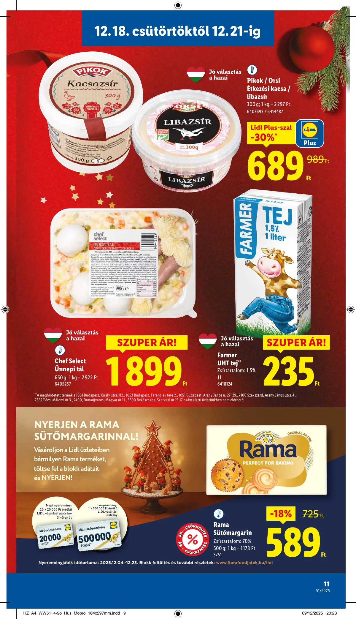 Lidl akciós újság 12.18–12.23 – 11. oldal