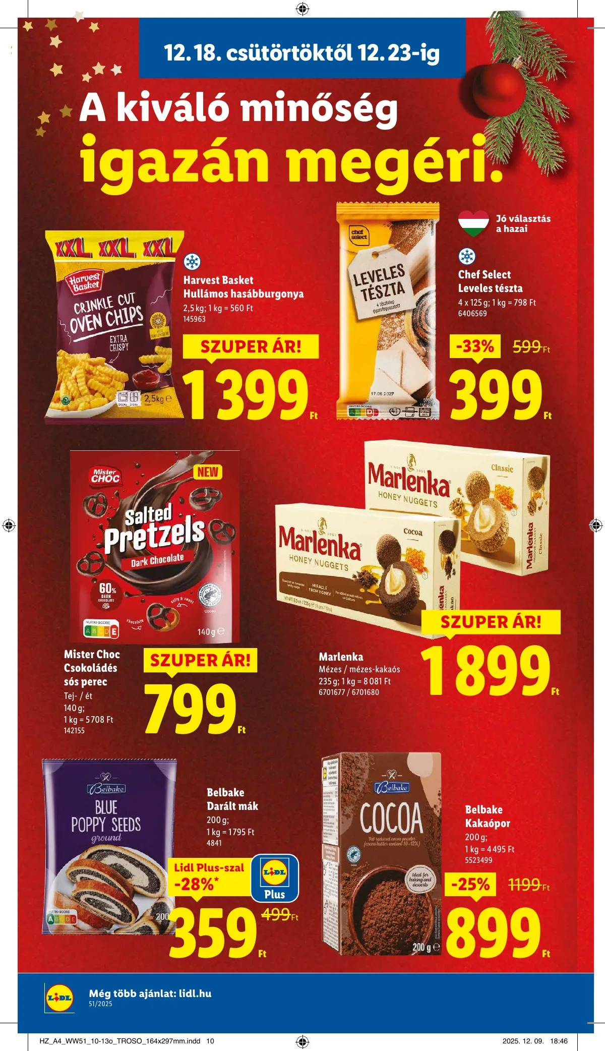 Lidl akciós újság 12.18–12.23 – 12. oldal