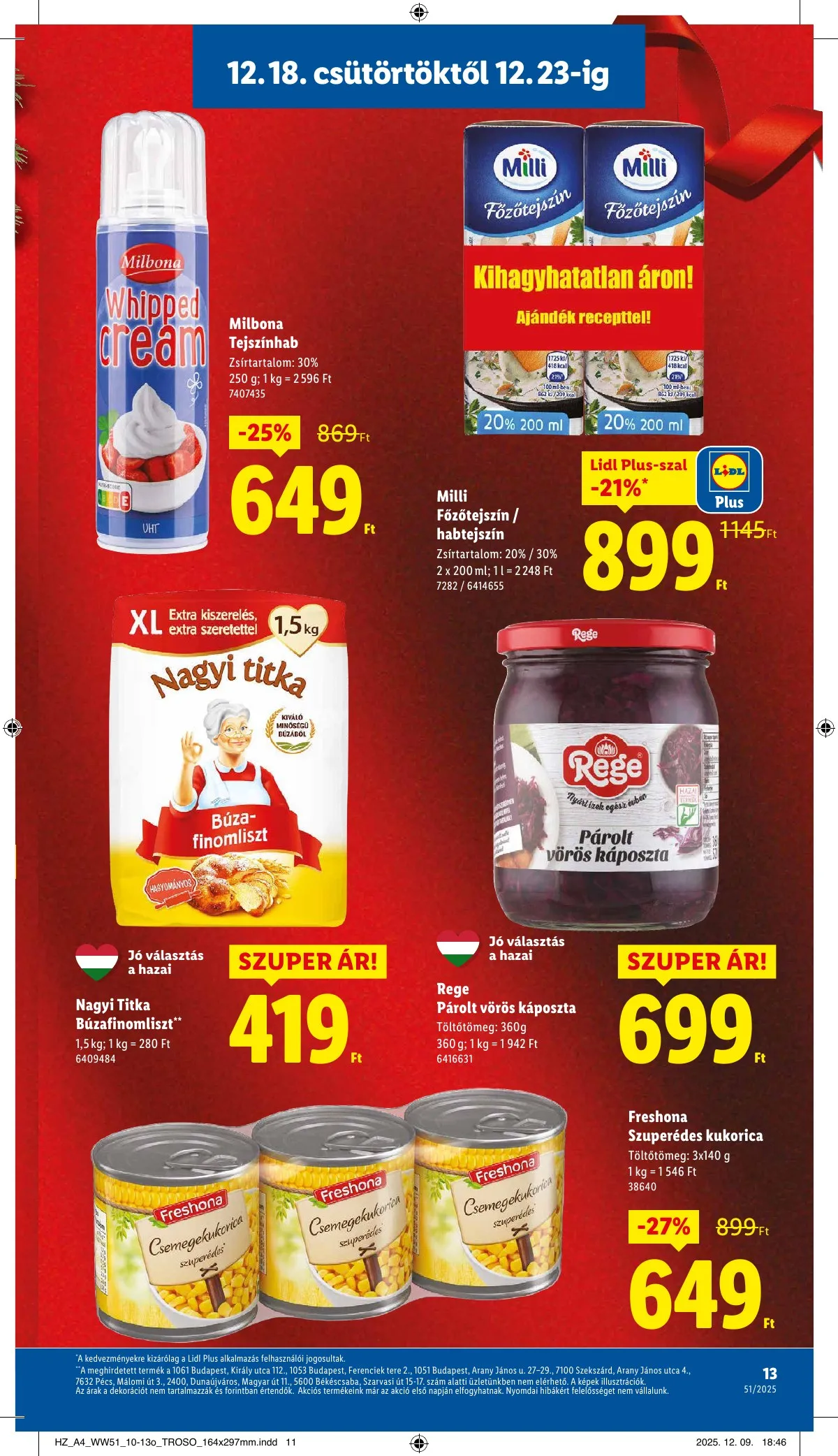 Lidl akciós újság 12.18–12.23 – 13. oldal