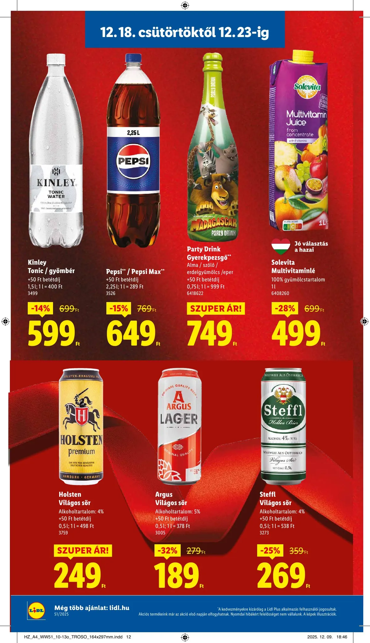 Lidl akciós újság 12.18–12.23 – 14. oldal