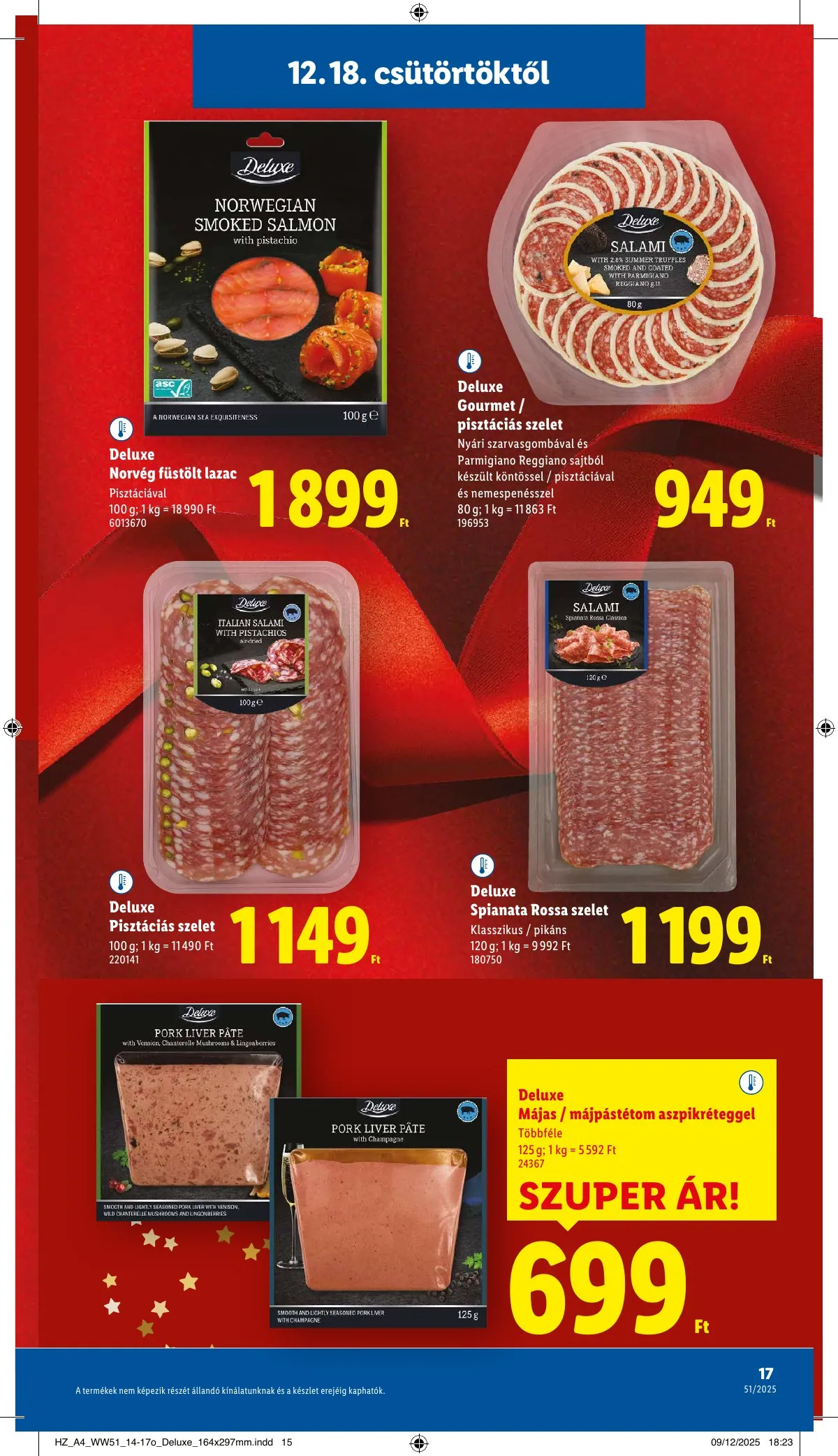 Lidl akciós újság 12.18–12.23 – 17. oldal