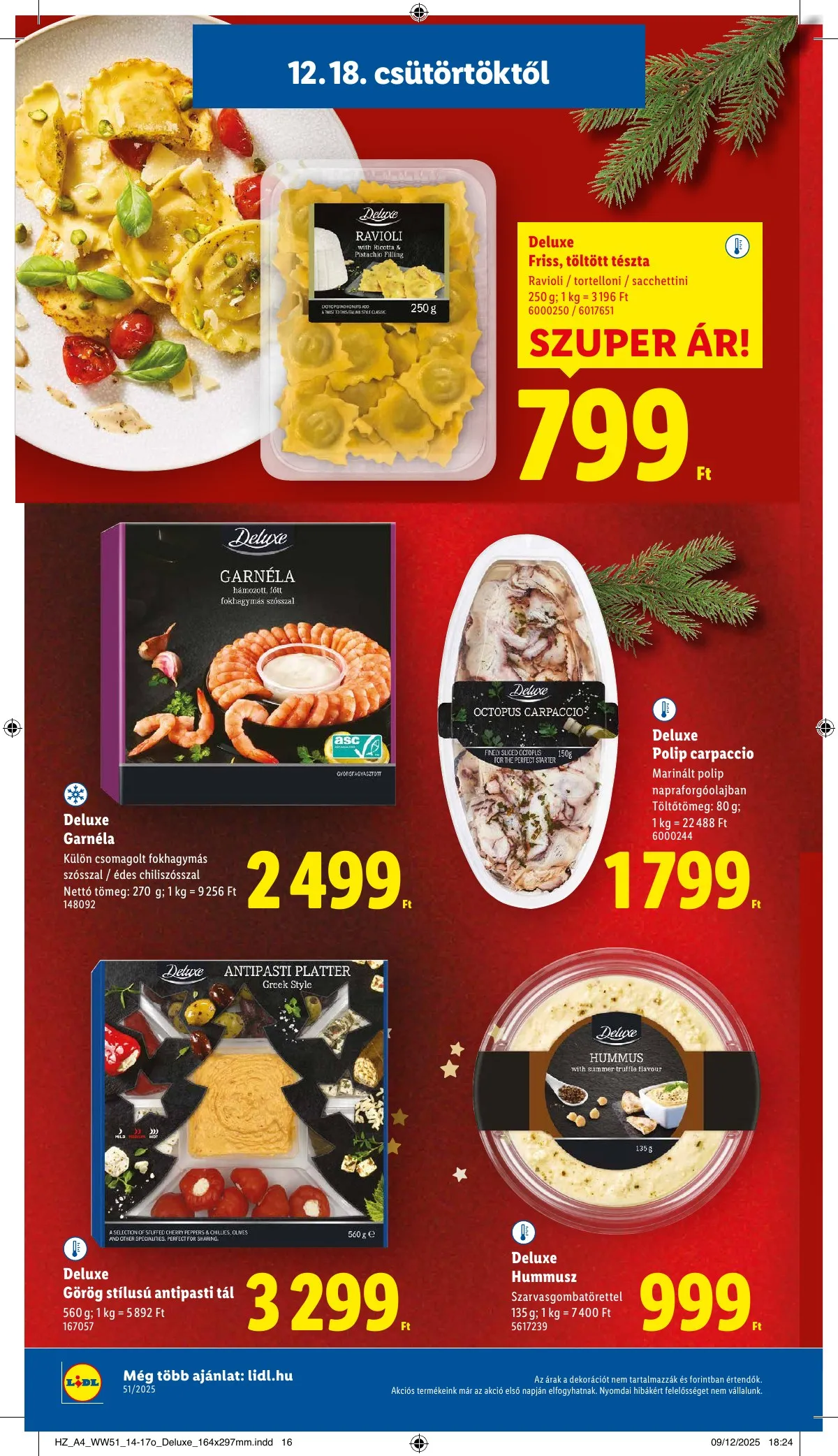 Lidl akciós újság 12.18–12.23 – 18. oldal