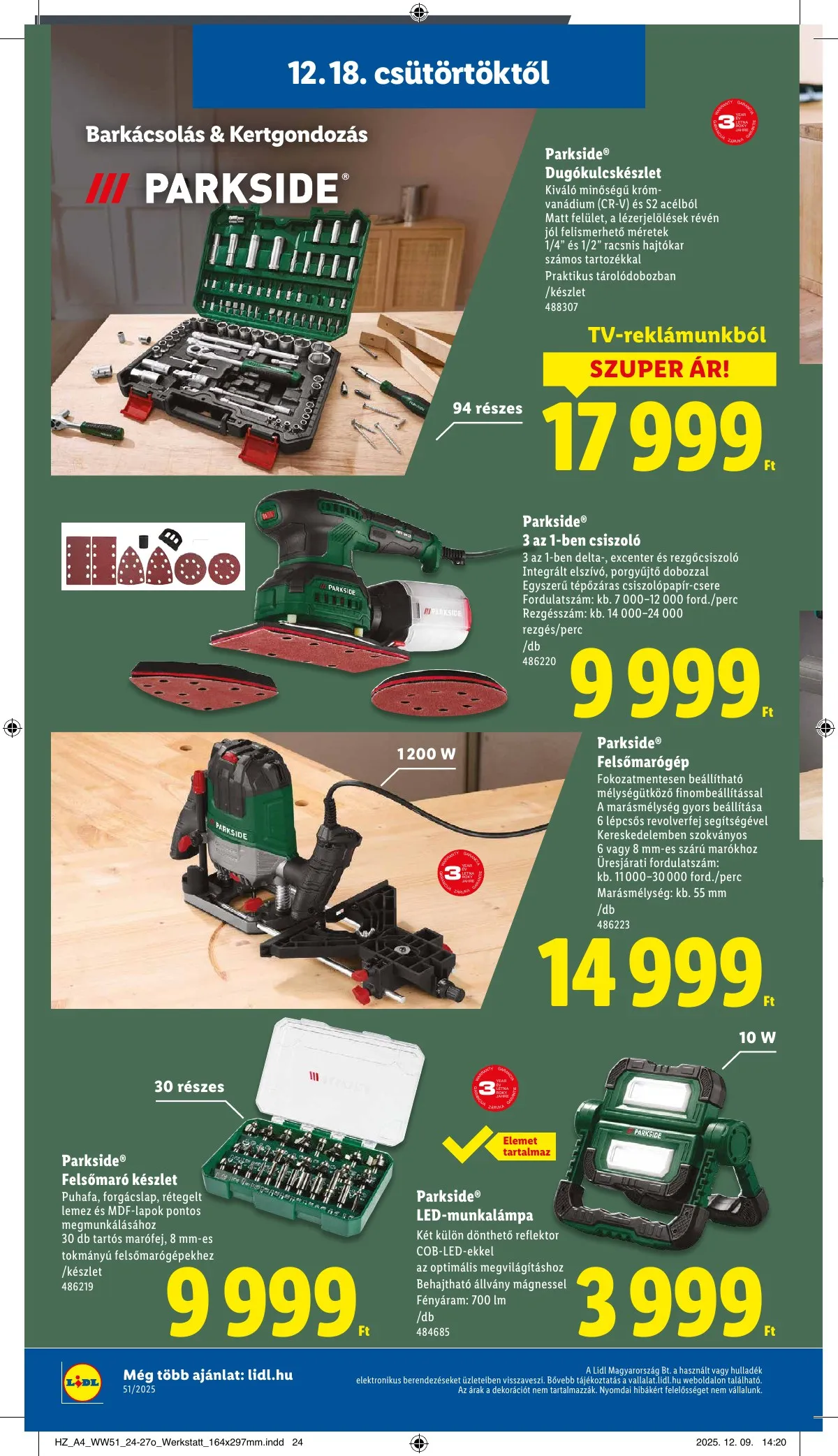 Lidl akciós újság 12.18–12.23 – 26. oldal