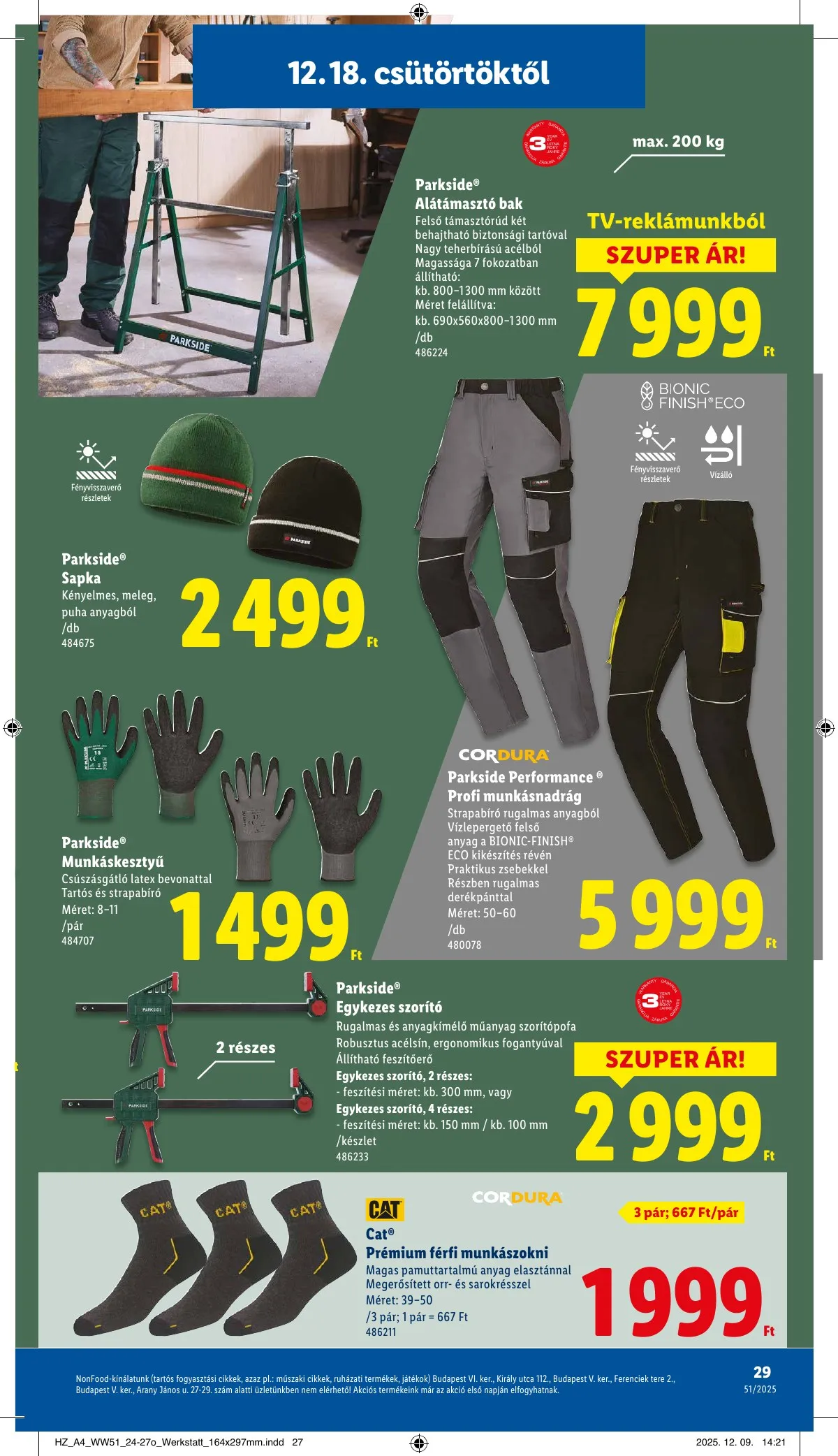 Lidl akciós újság 12.18–12.23 – 29. oldal