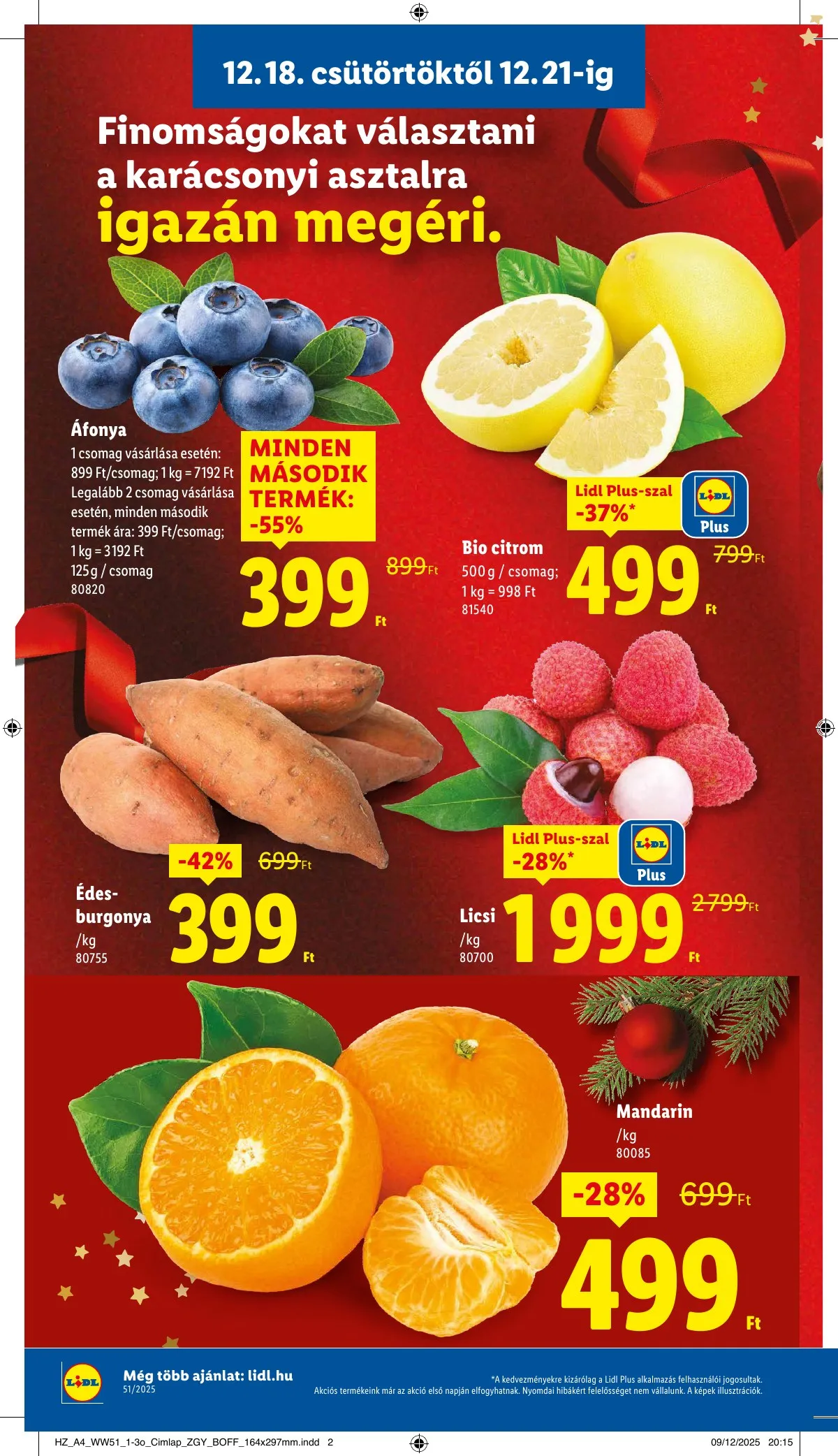 Lidl akciós újság 12.18–12.23 – 4. oldal
