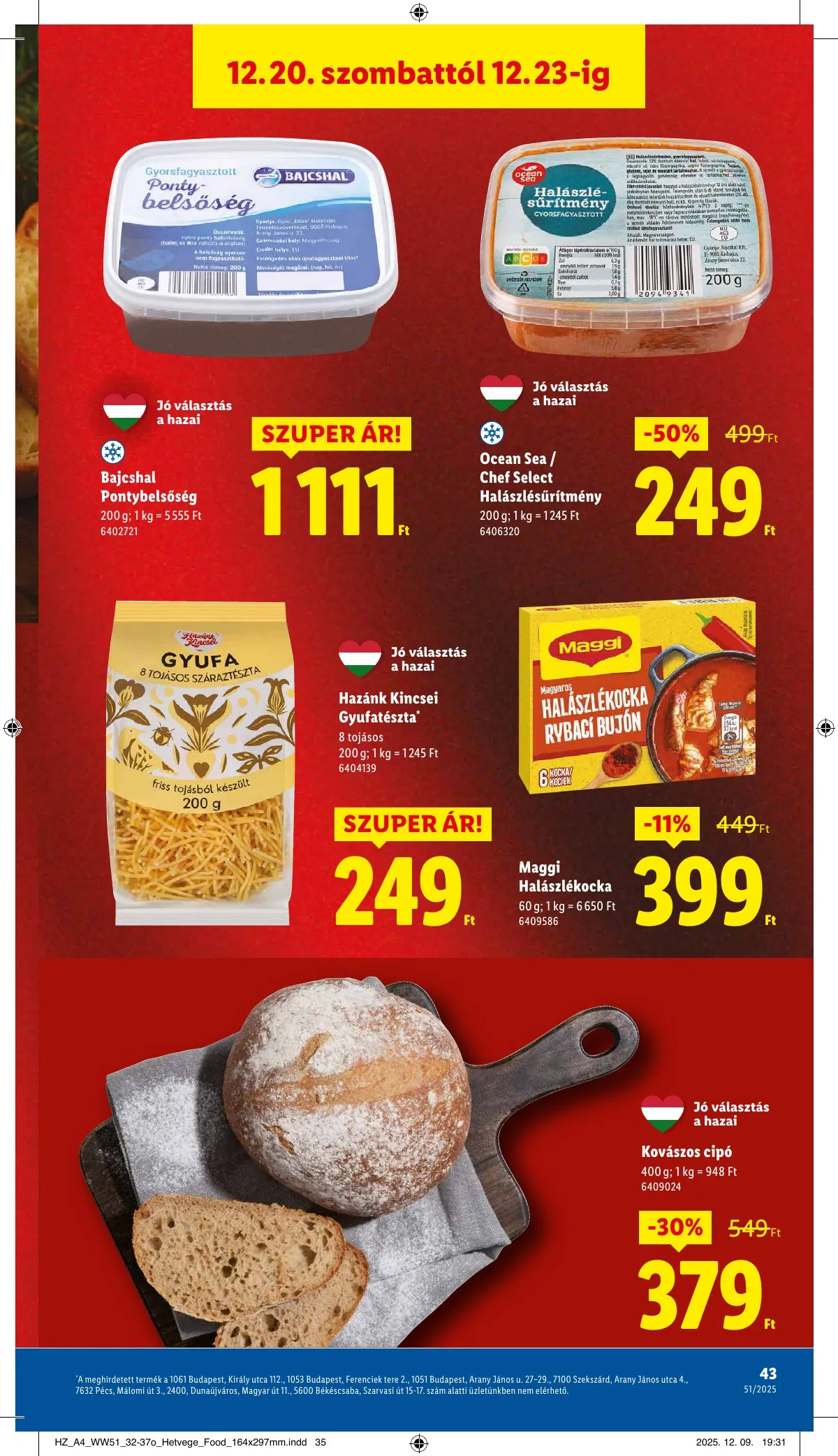 Lidl akciós újság 12.18–12.23 – 43. oldal