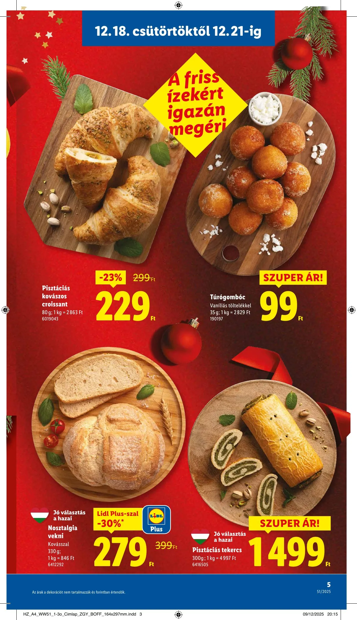 Lidl akciós újság 12.18–12.23 – 5. oldal