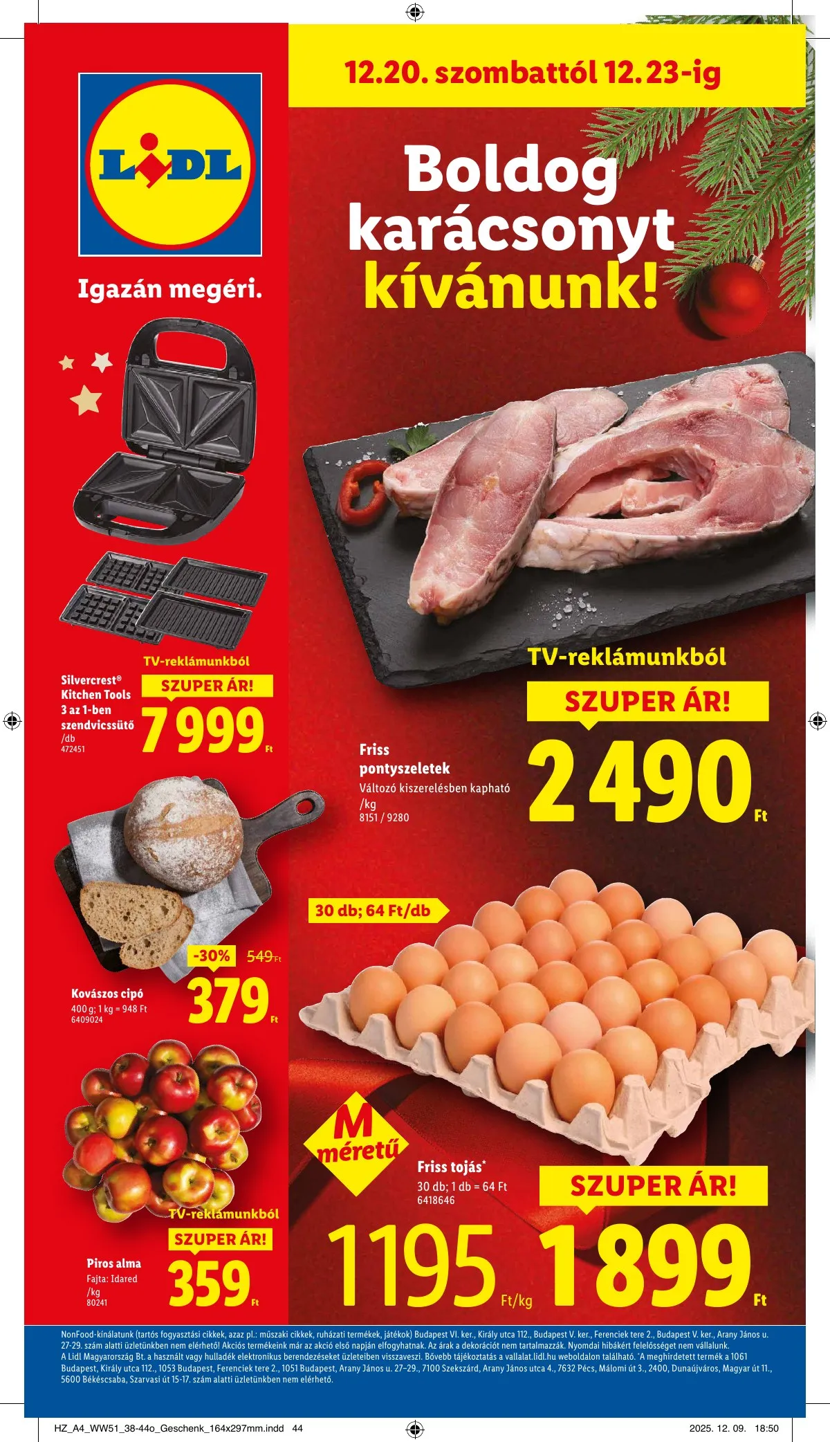 Lidl akciós újság 12.18–12.23 – 52. oldal