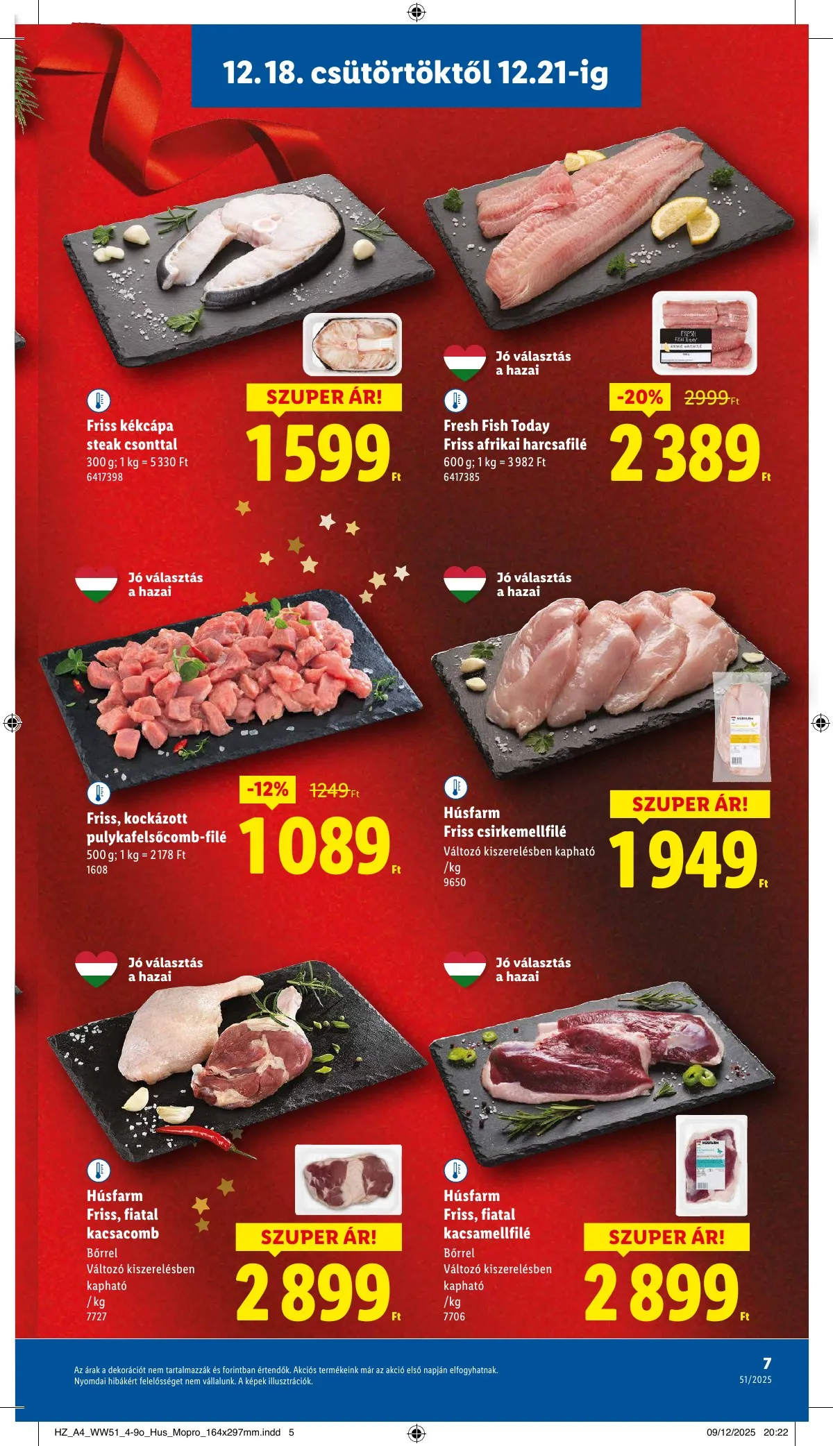 Lidl akciós újság 12.18–12.23 – 7. oldal