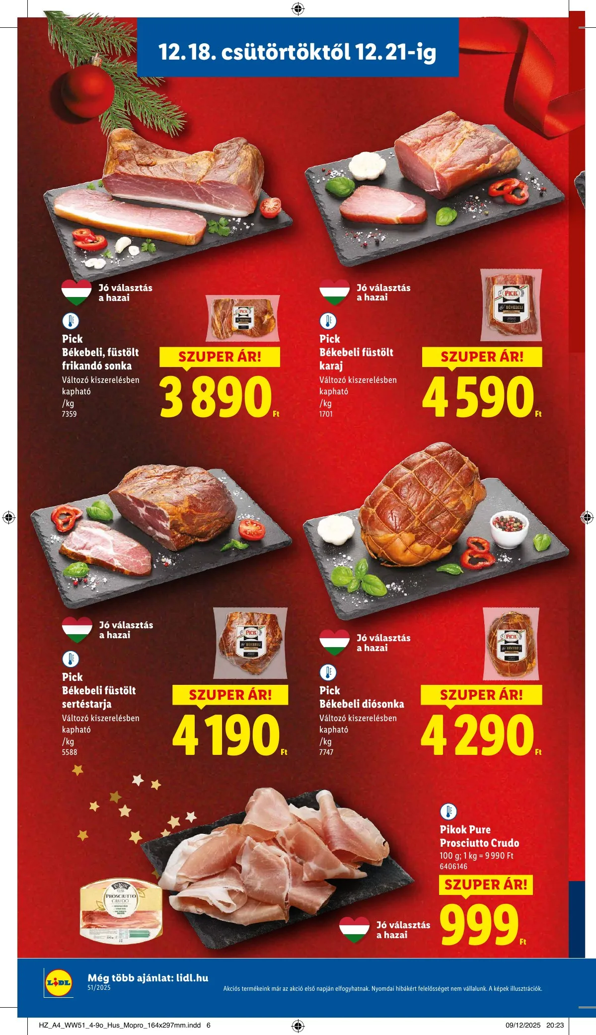 Lidl akciós újság 12.18–12.23 – 8. oldal