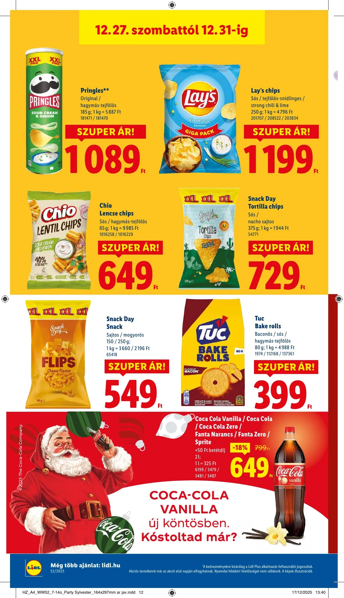 Lidl akciós újság 12.27–12.31 – 12. oldal