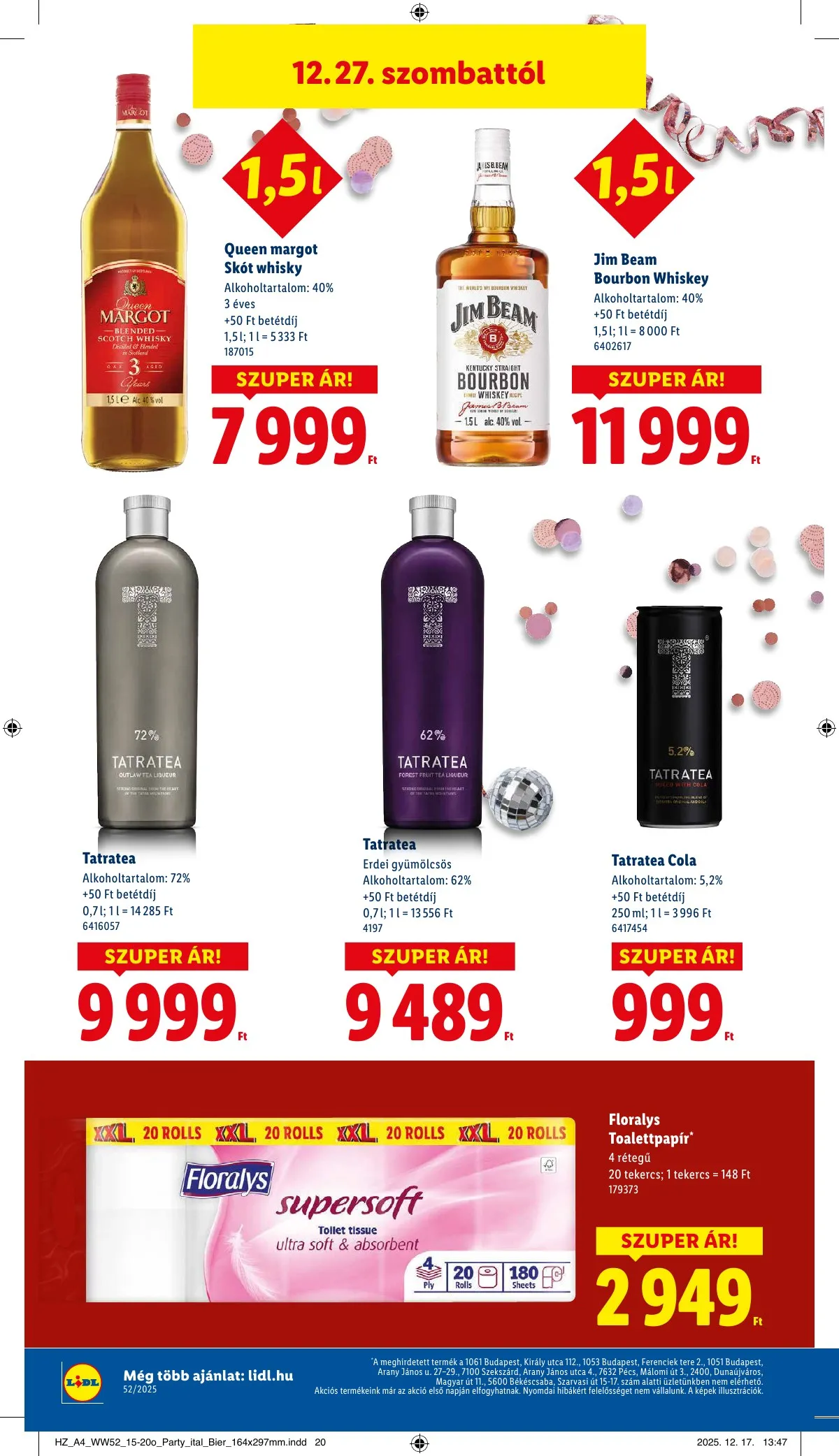 Lidl akciós újság 12.27–12.31 – 20. oldal
