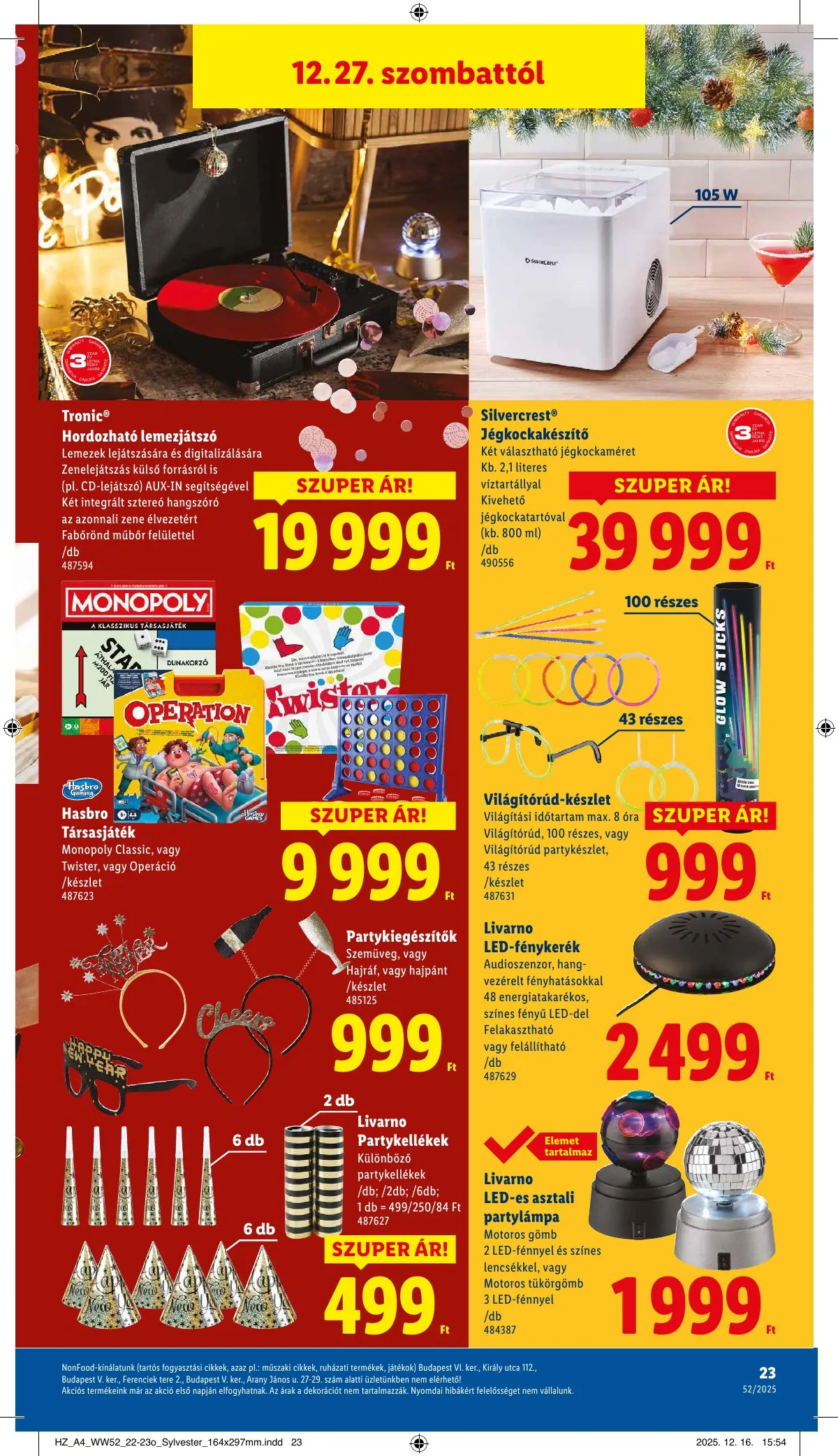 Lidl akciós újság 12.27–12.31 – 23. oldal