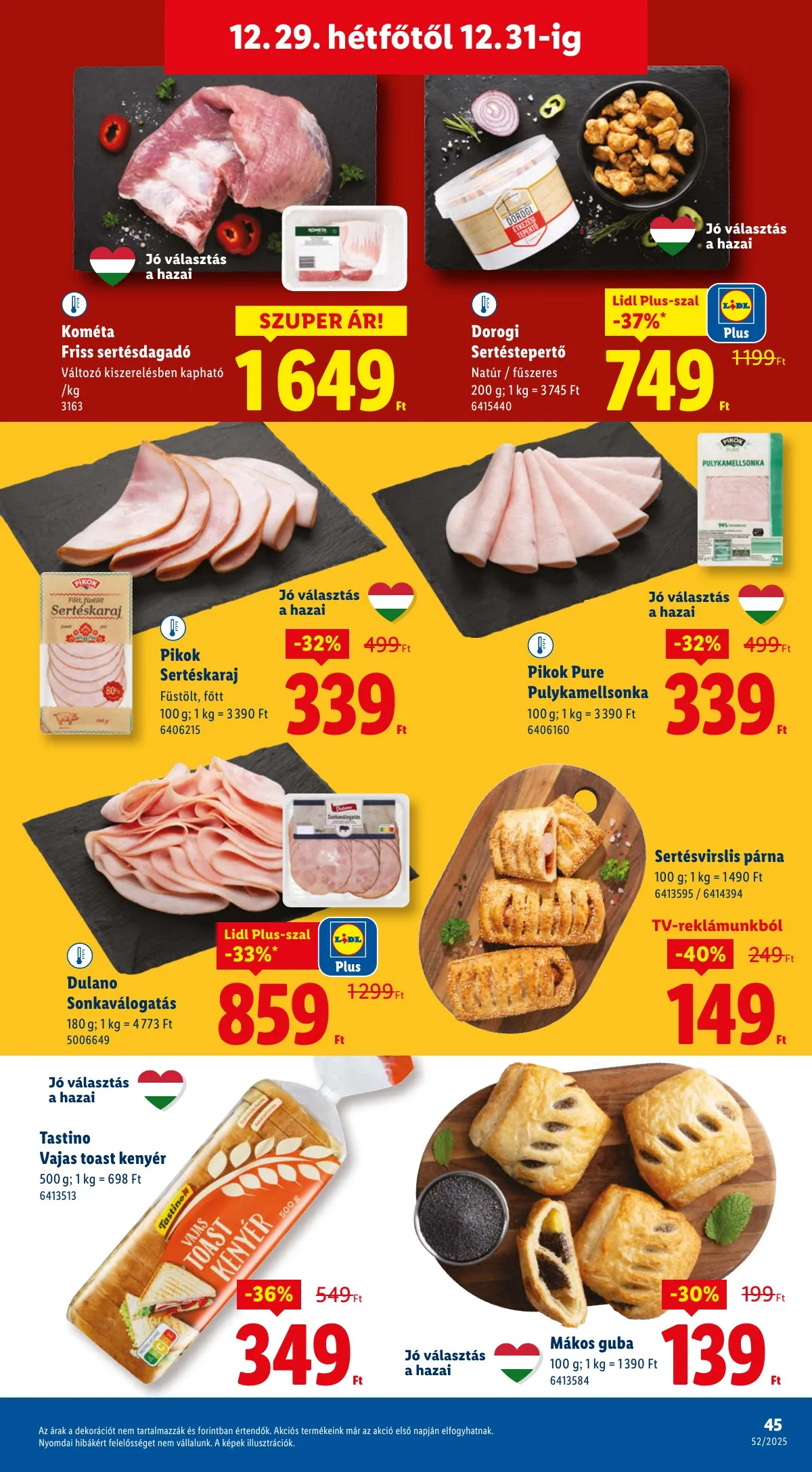 Lidl akciós újság 12.27–12.31 – 45. oldal