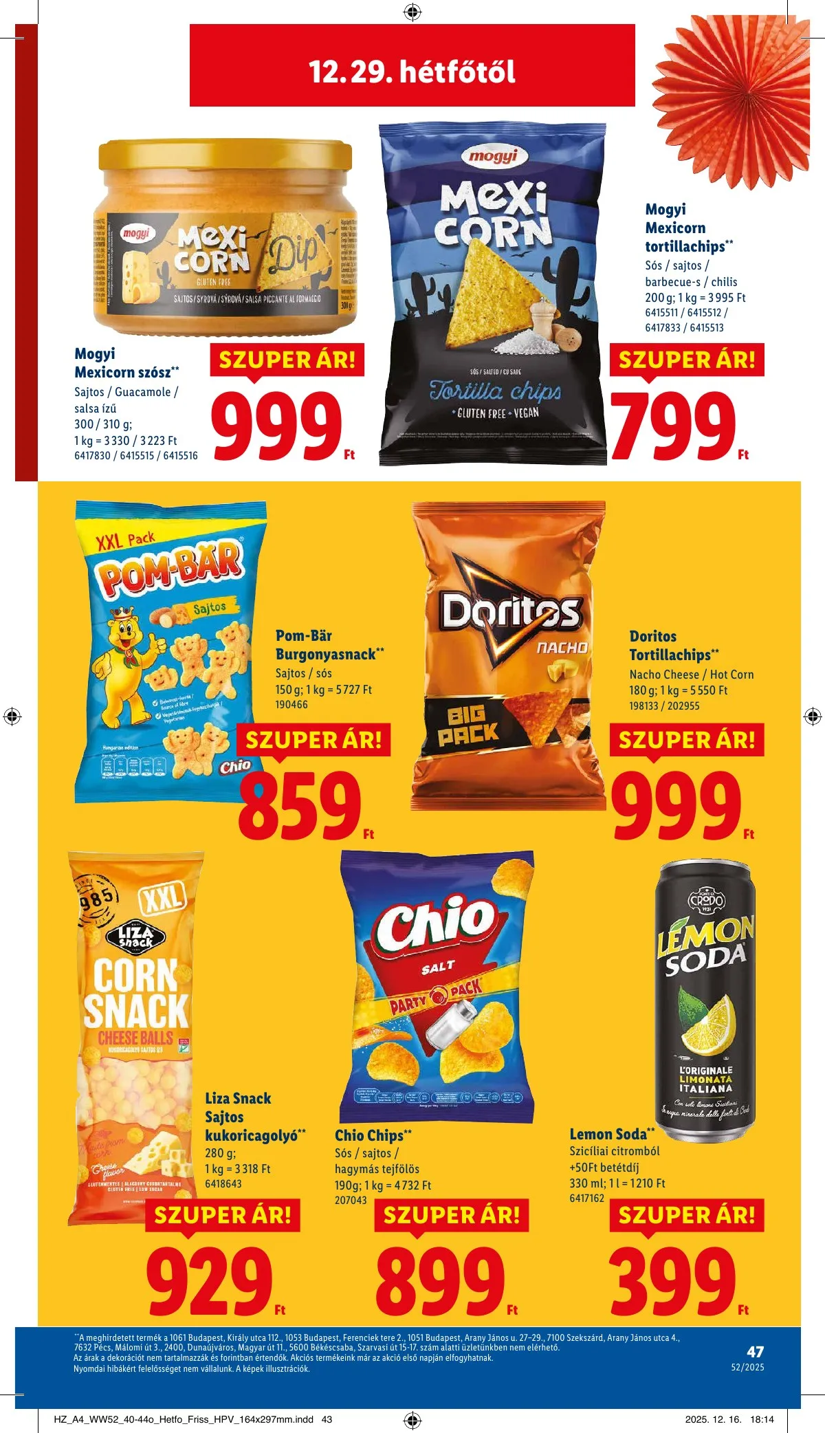 Lidl akciós újság 12.27–12.31 – 47. oldal