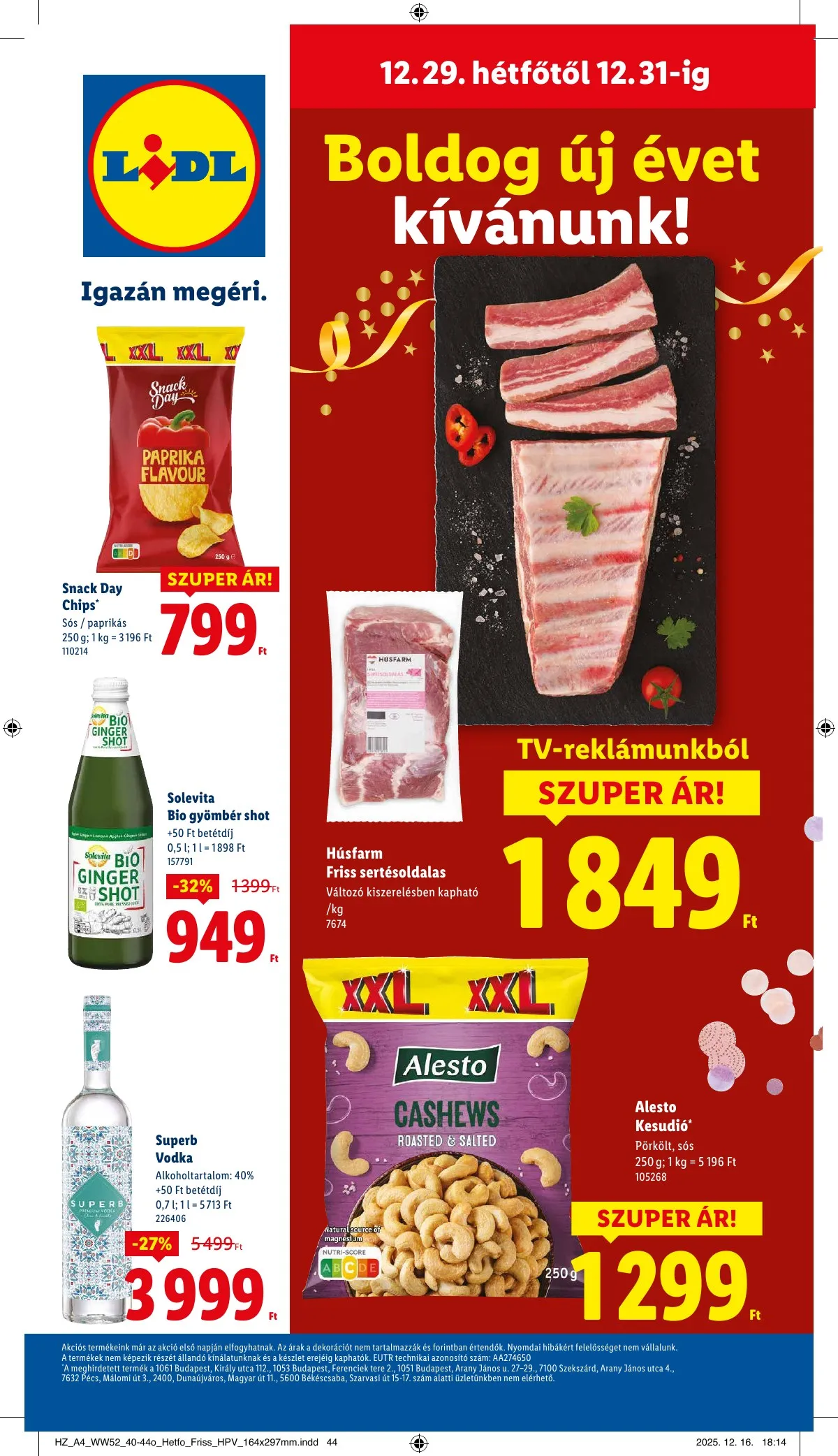 Lidl akciós újság 12.27–12.31 – 48. oldal